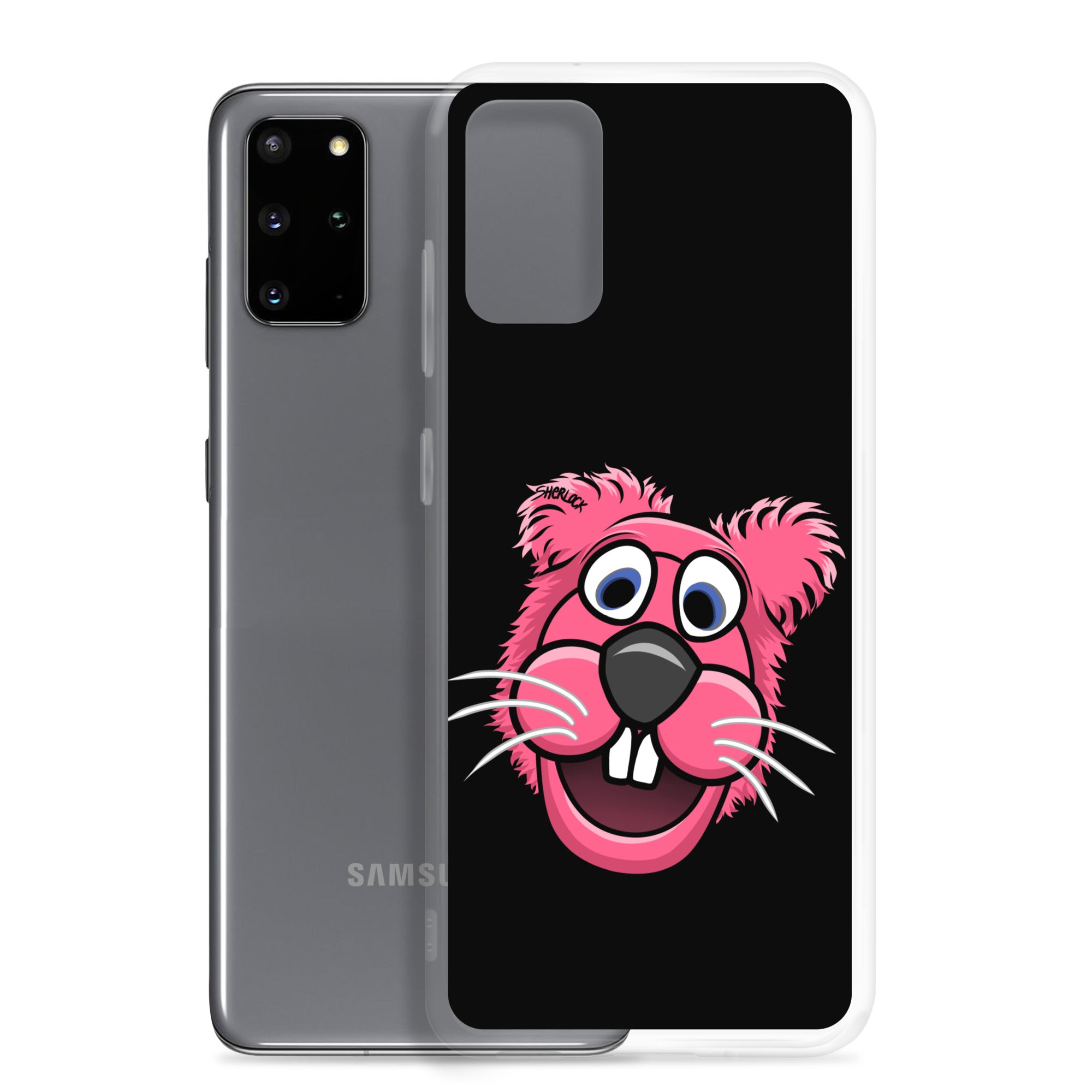 Sherlock The Squirrel Samsung Phone Cover, Black