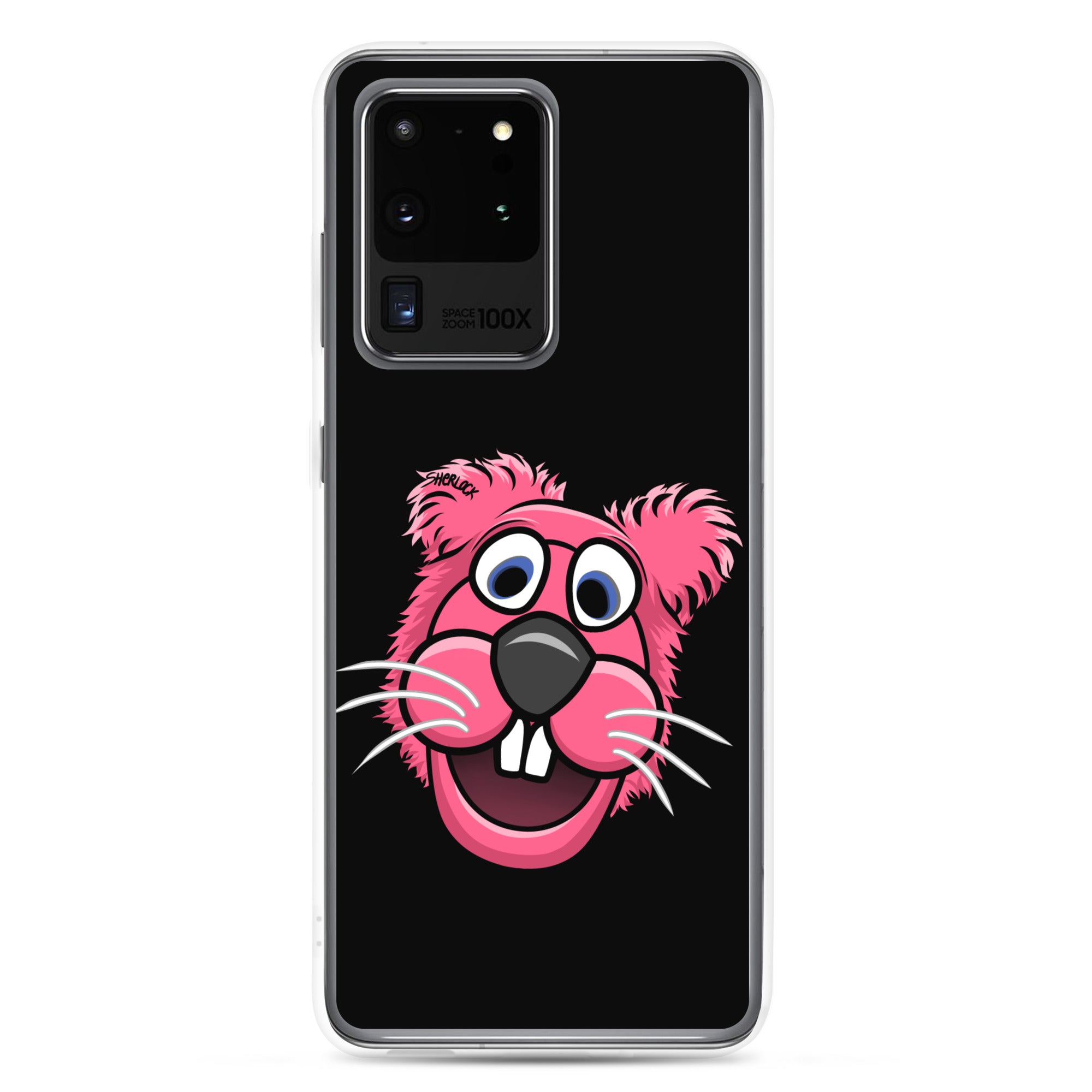 Sherlock The Squirrel Samsung Phone Cover, Black