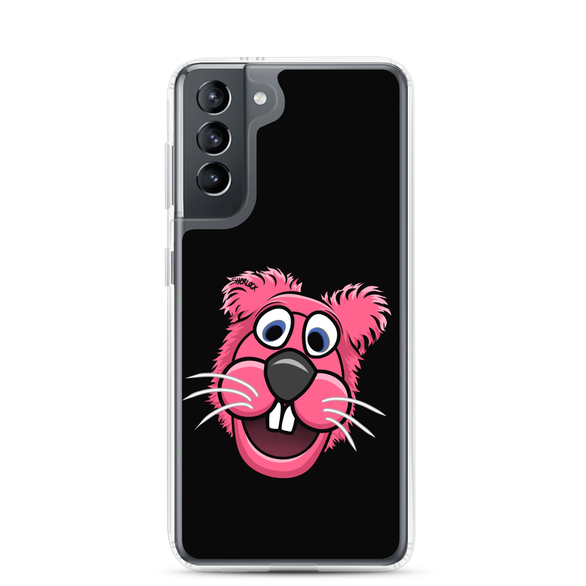 Sherlock The Squirrel Samsung Phone Cover, Black