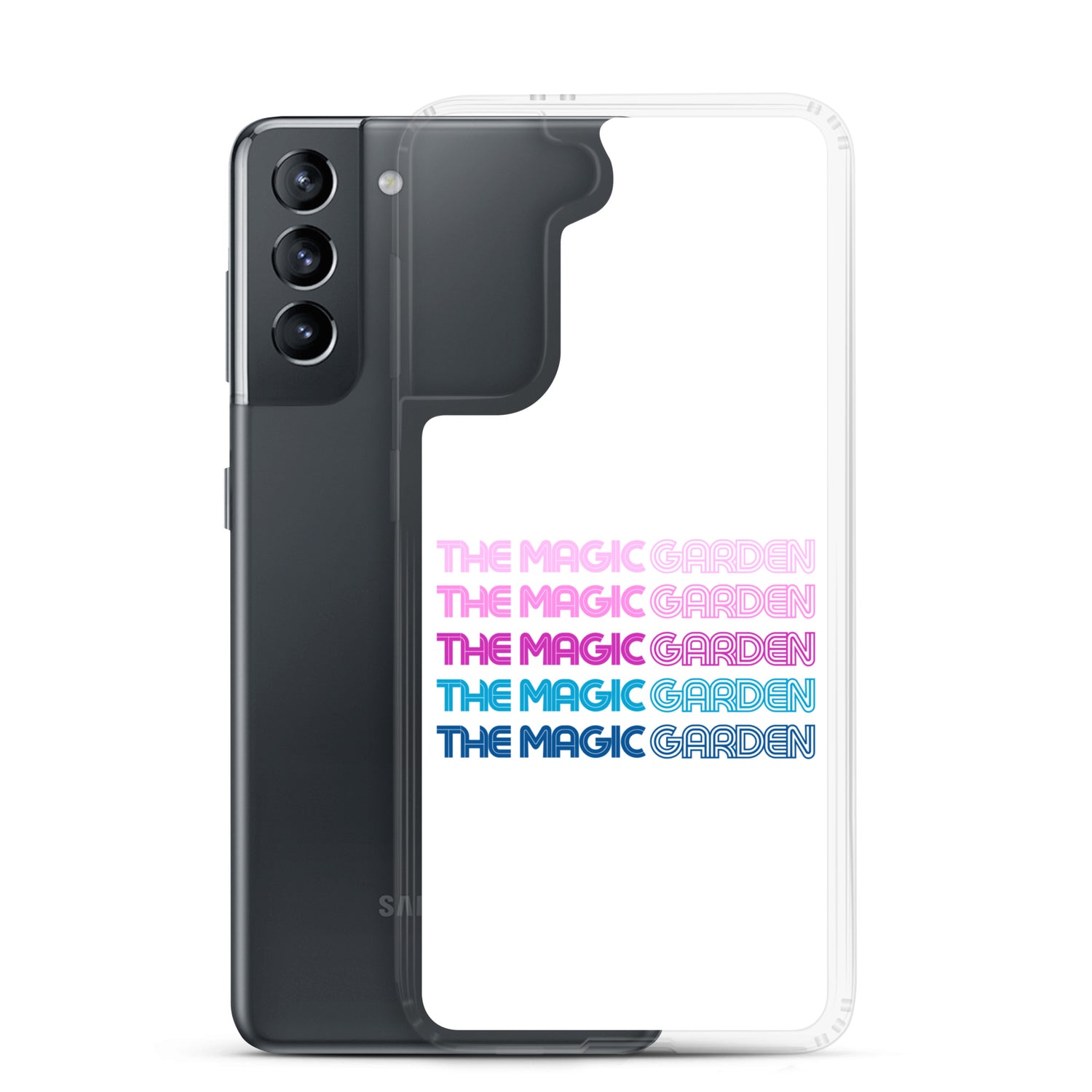 TMG 70s Purple Rainbow Samsung Phone Cover, White