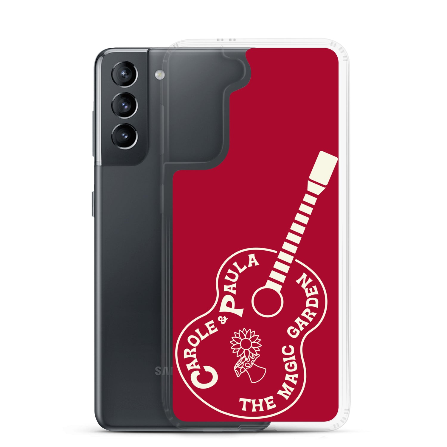 TMG Guitar Samsung Phone Cover, Red