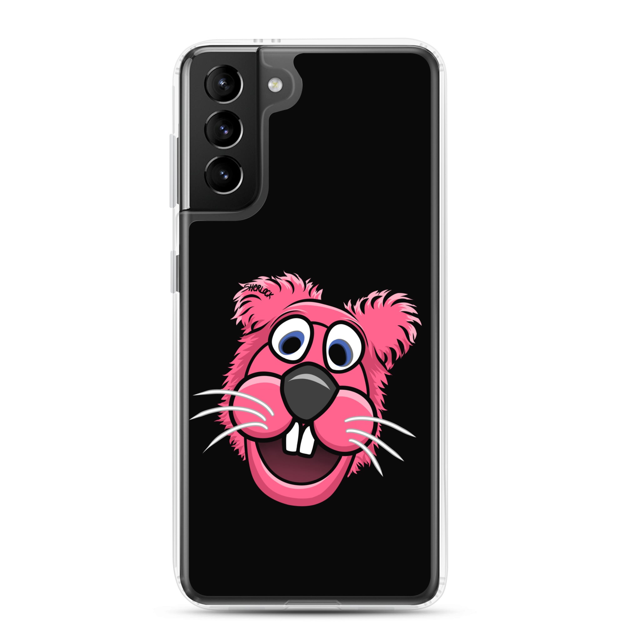 Sherlock The Squirrel Samsung Phone Cover, Black