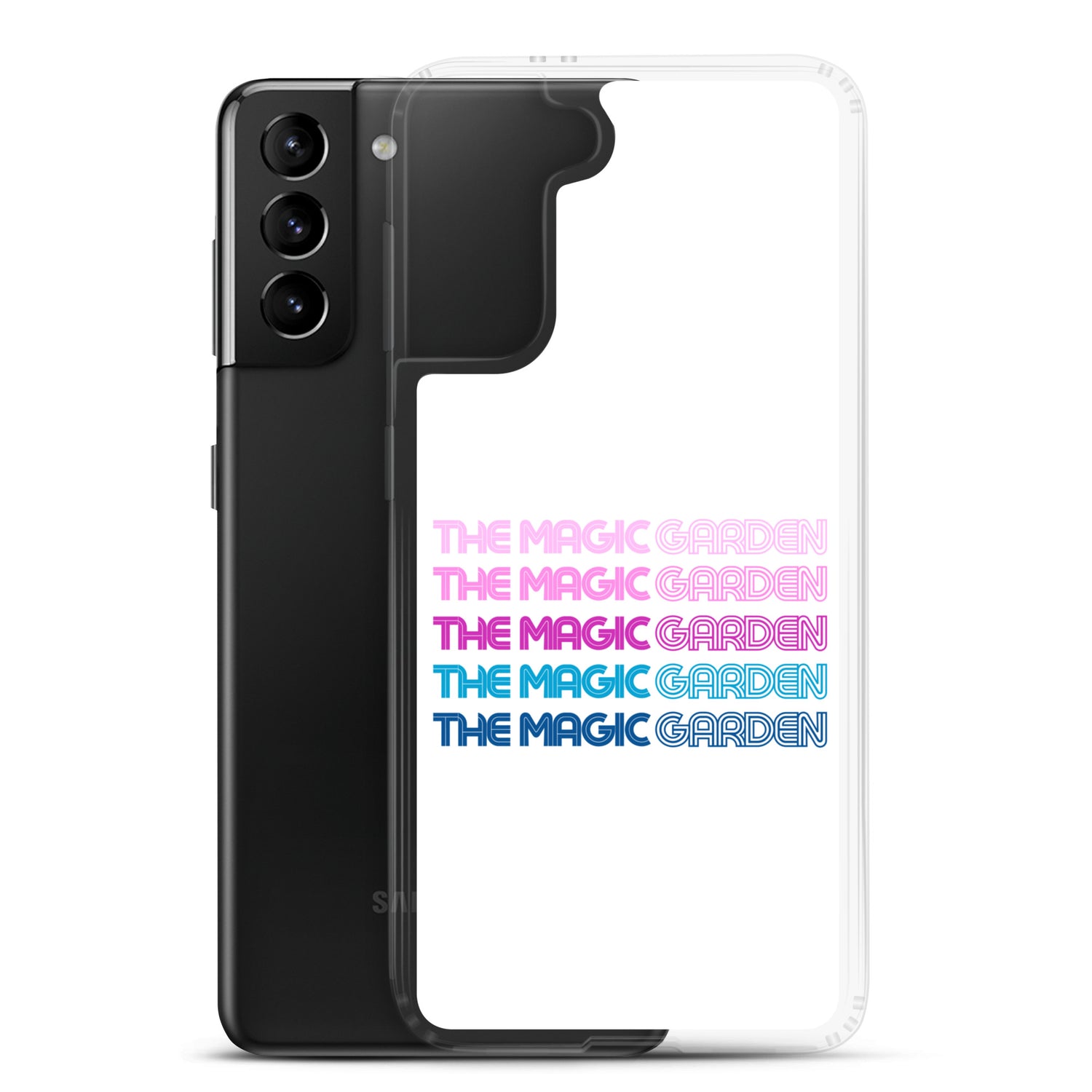 TMG 70s Purple Rainbow Samsung Phone Cover, White