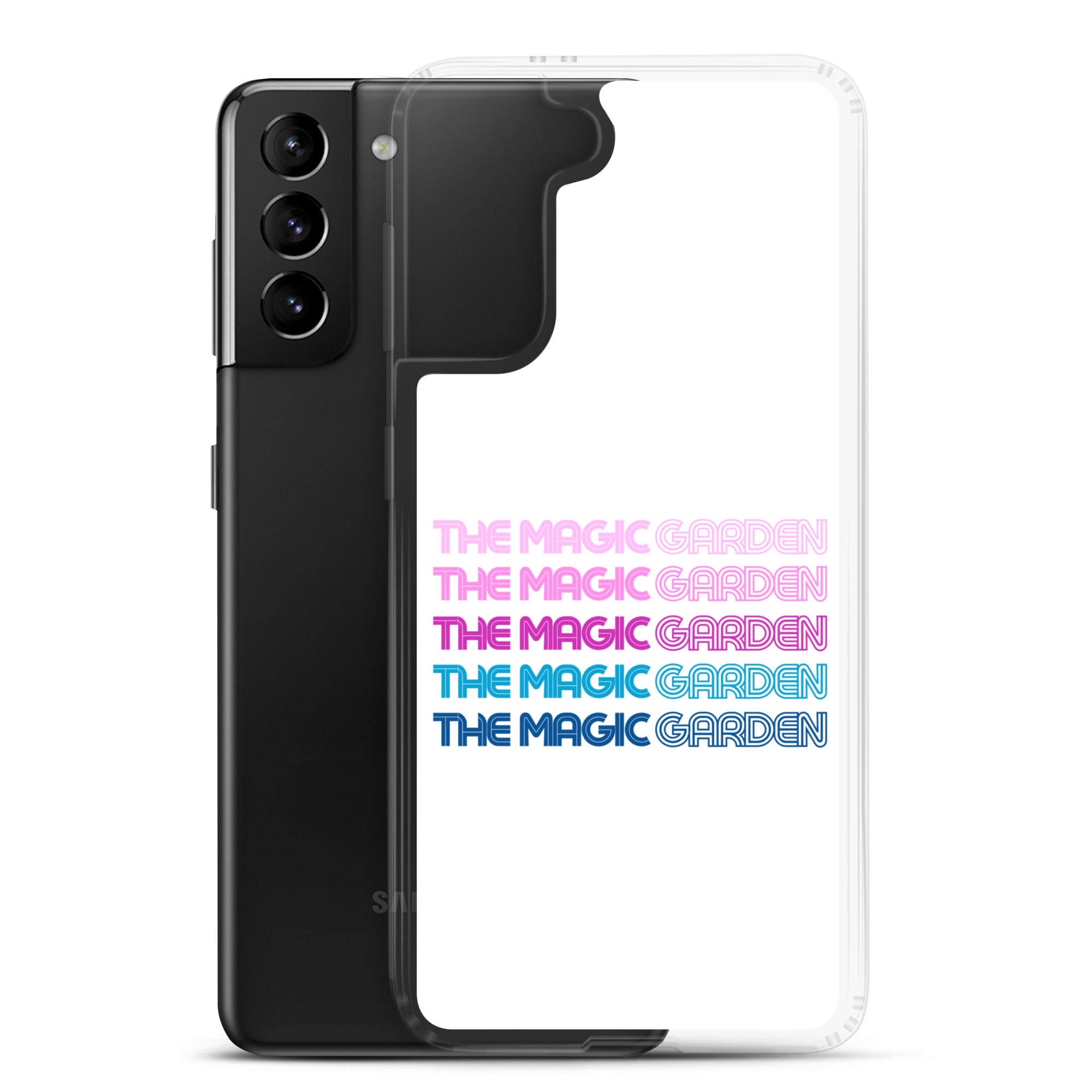 TMG 70s Purple Rainbow Samsung Phone Cover, White