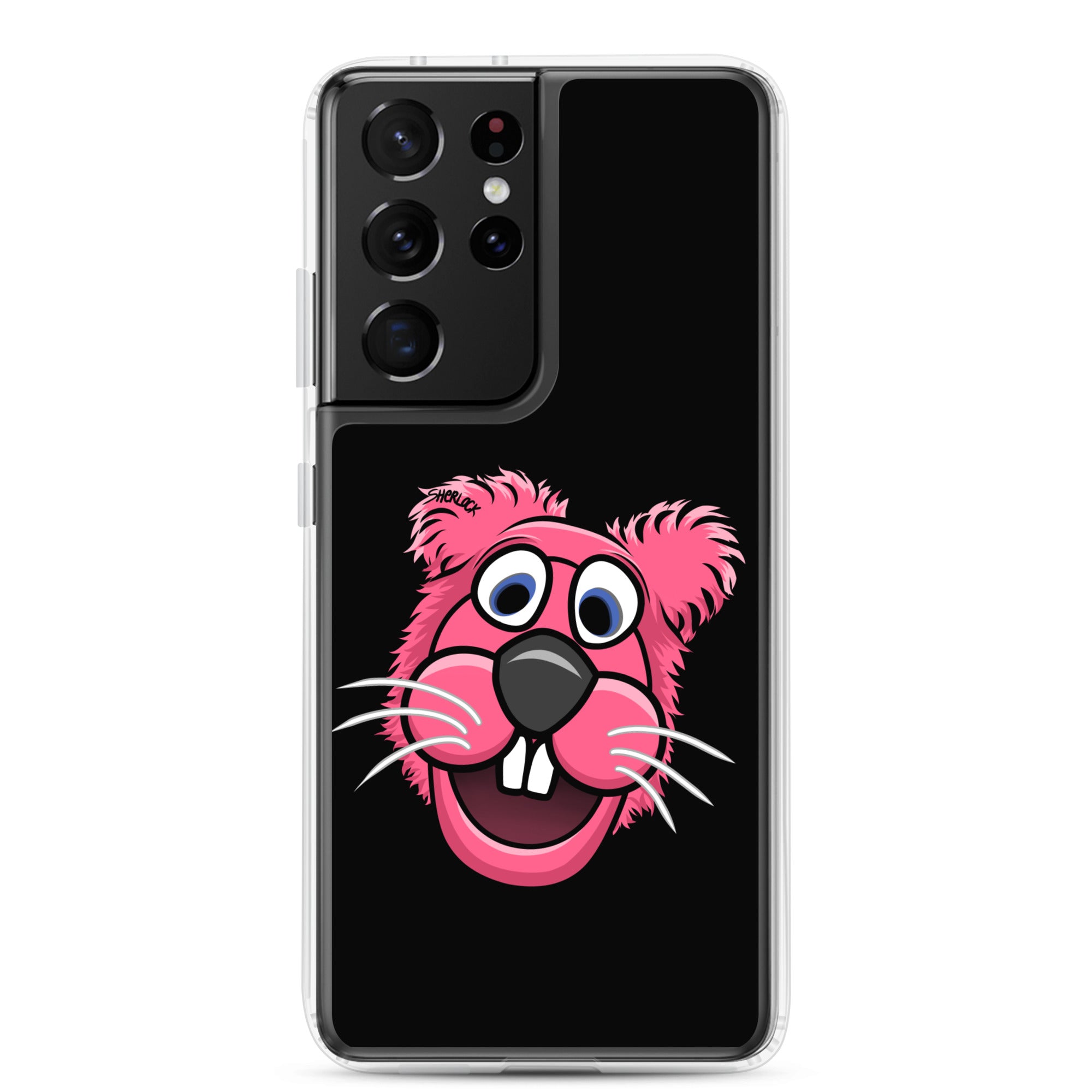 Sherlock The Squirrel Samsung Phone Cover, Black