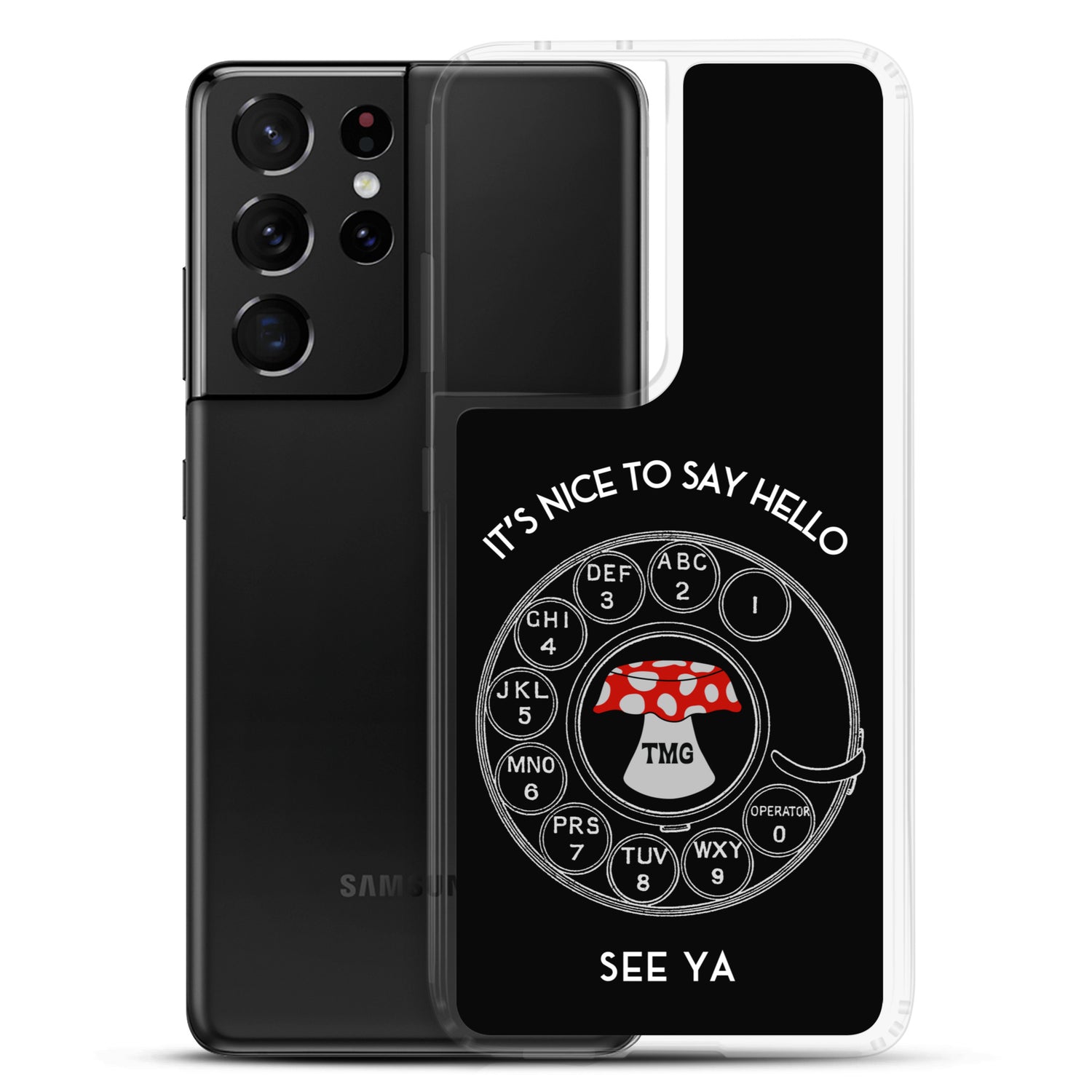 TMG Rotary Samsung Phone Cover, Black