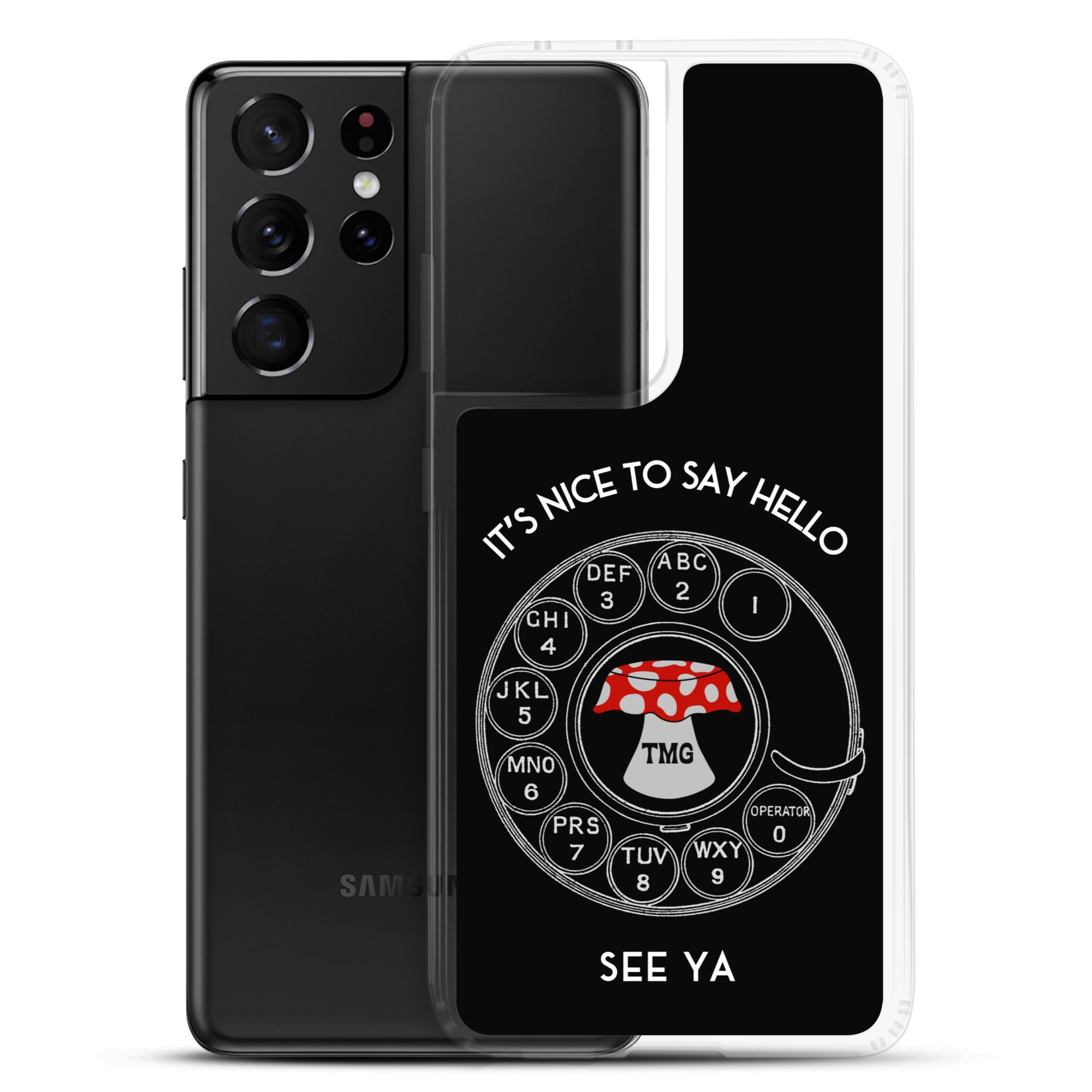 TMG Rotary Samsung Phone Cover, Black