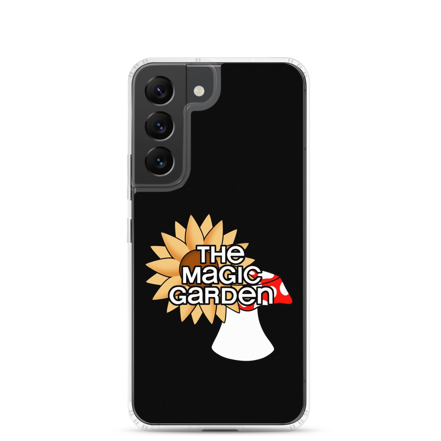TMG Sunflower & Mushroom Samsung Phone Cover, Black
