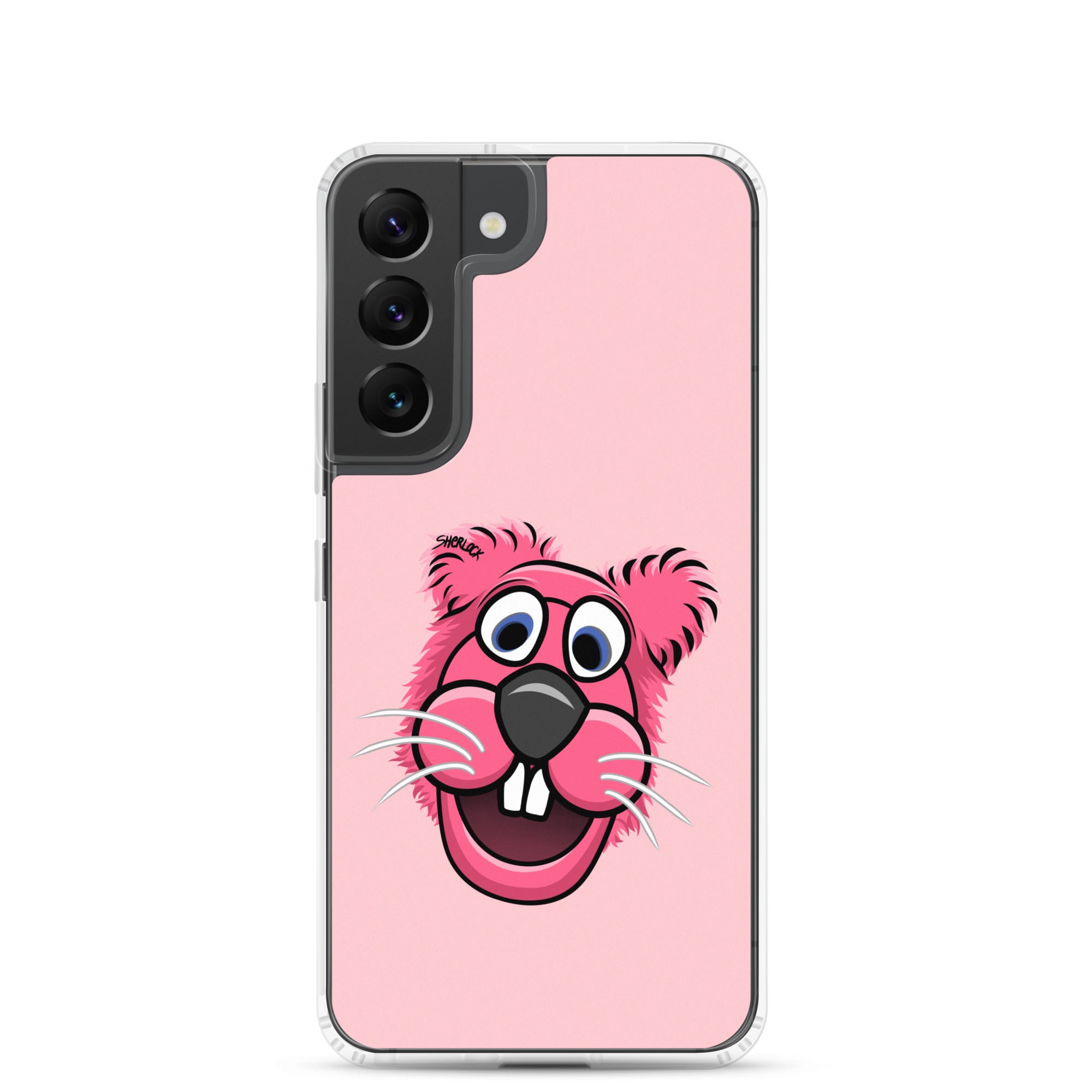Sherlock The Squirrel Samsung Phone Cover, Pink