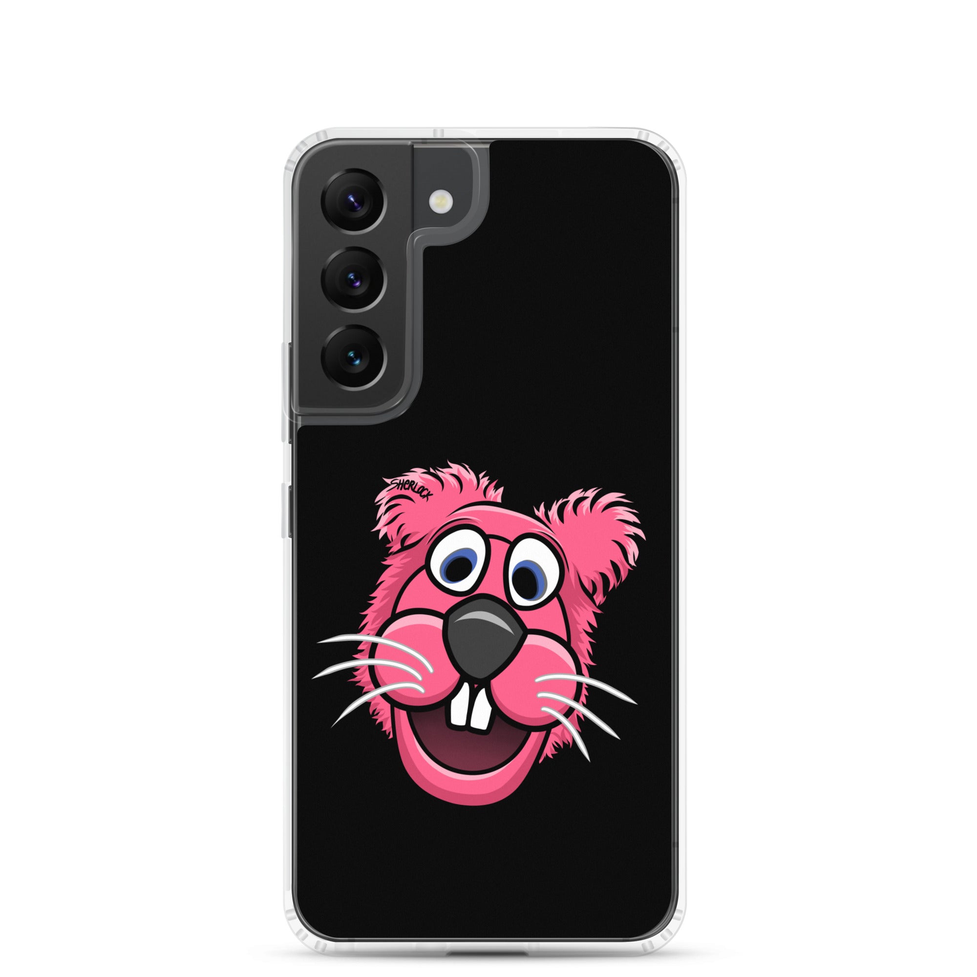 Sherlock The Squirrel Samsung Phone Cover, Black