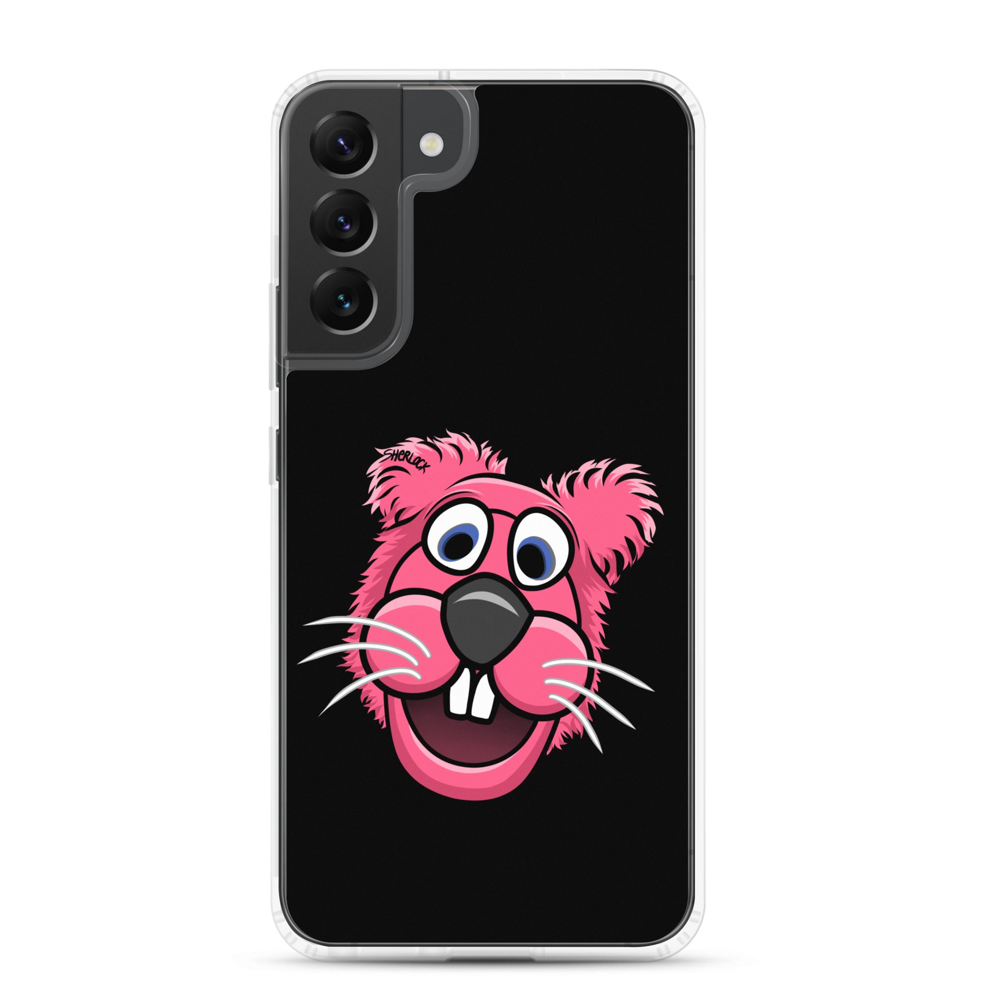 Sherlock The Squirrel Samsung Phone Cover, Black