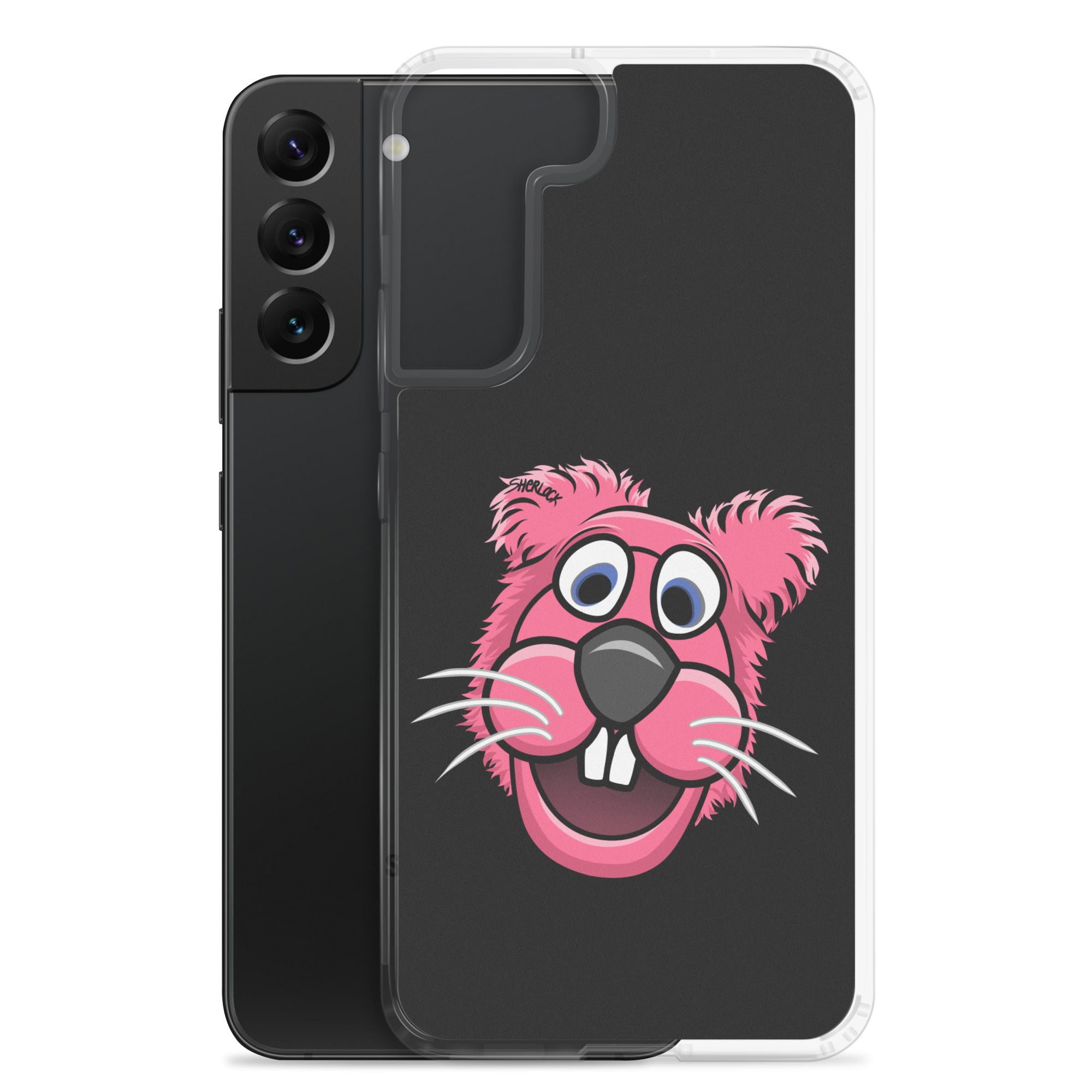 Sherlock The Squirrel Samsung Phone Cover, Black