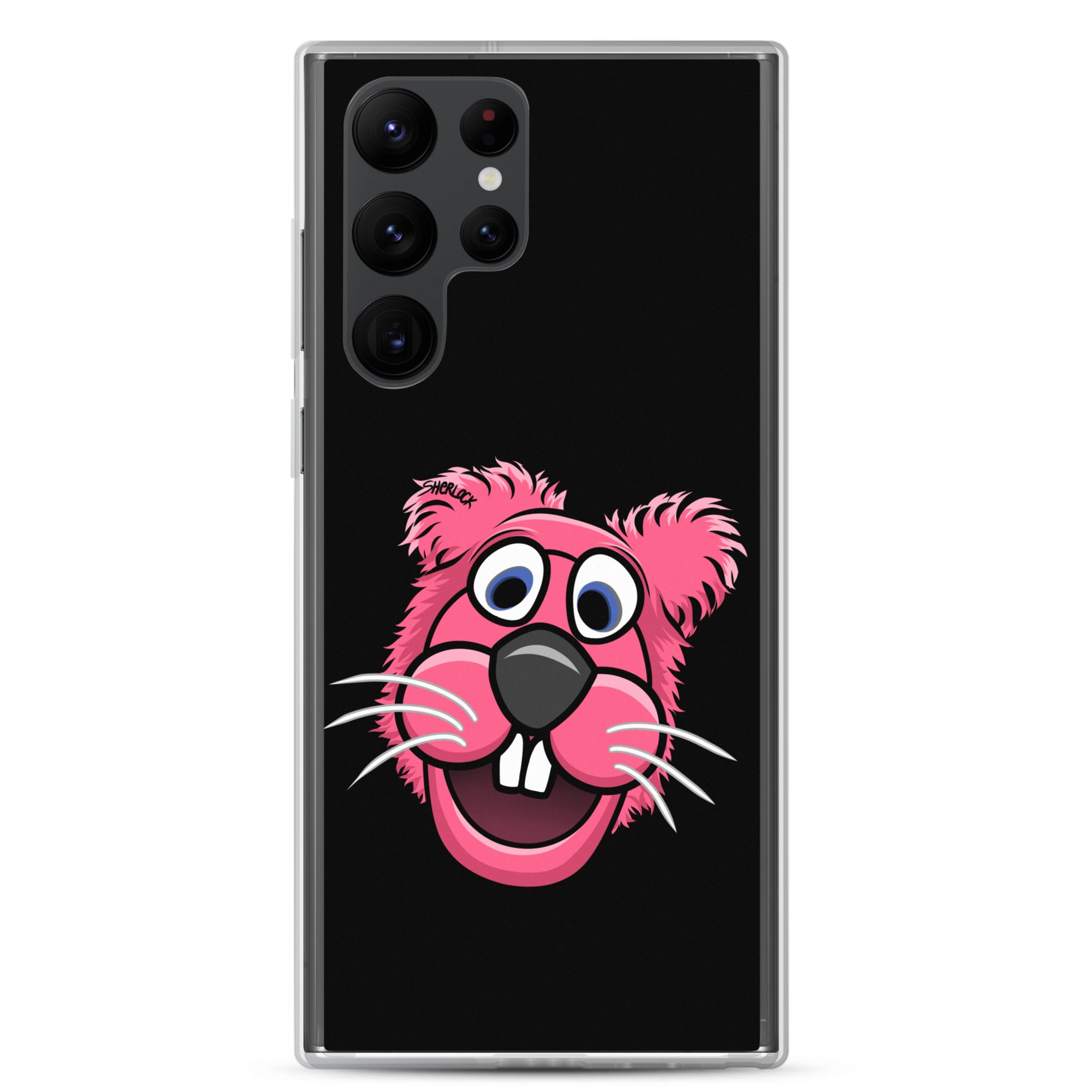 Sherlock The Squirrel Samsung Phone Cover, Black