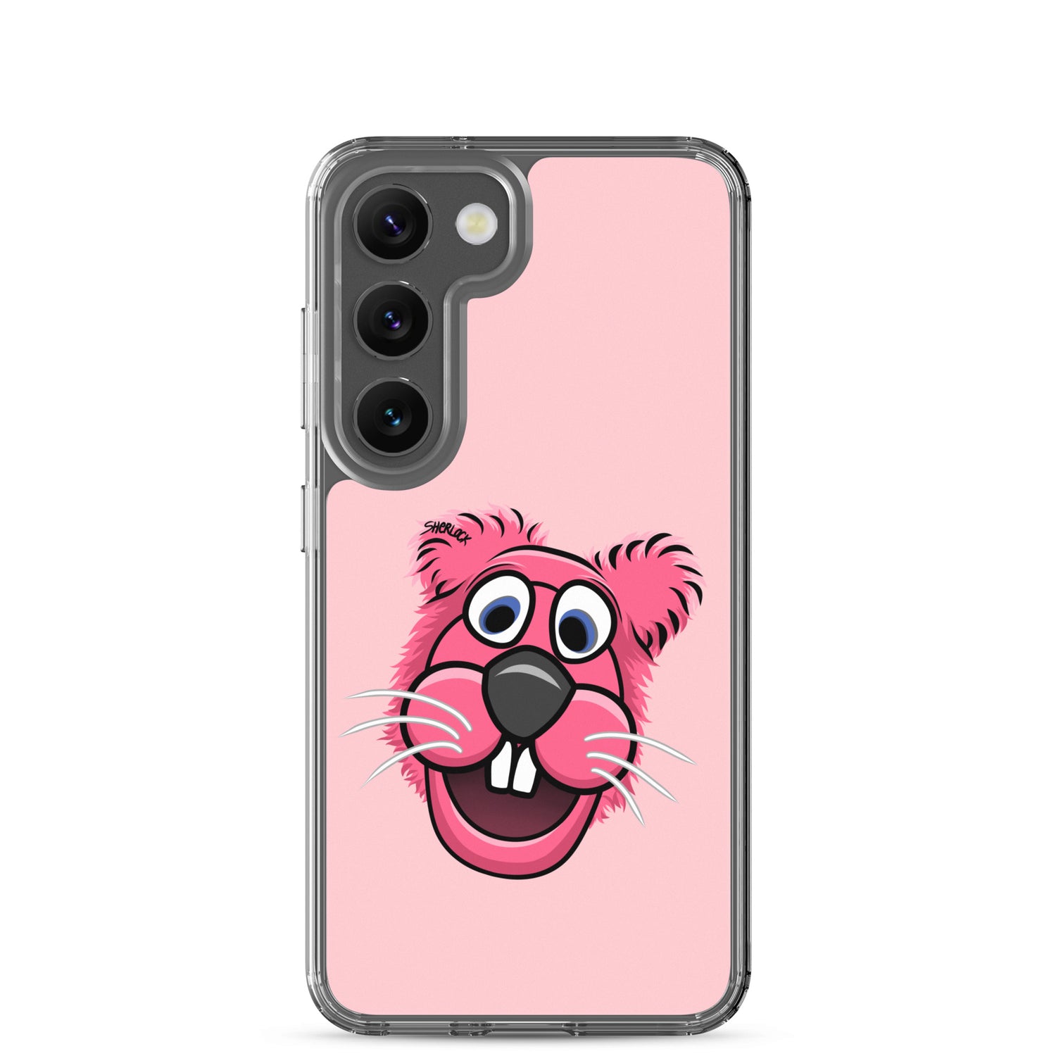 Sherlock The Squirrel Samsung Phone Cover, Pink