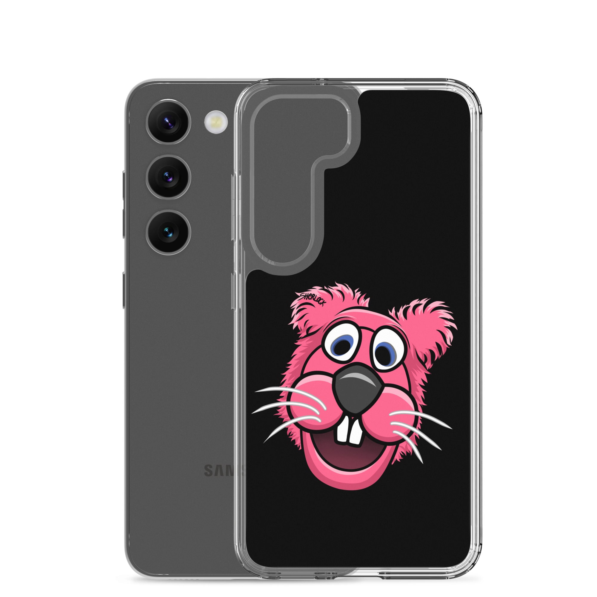Sherlock The Squirrel Samsung Phone Cover, Black
