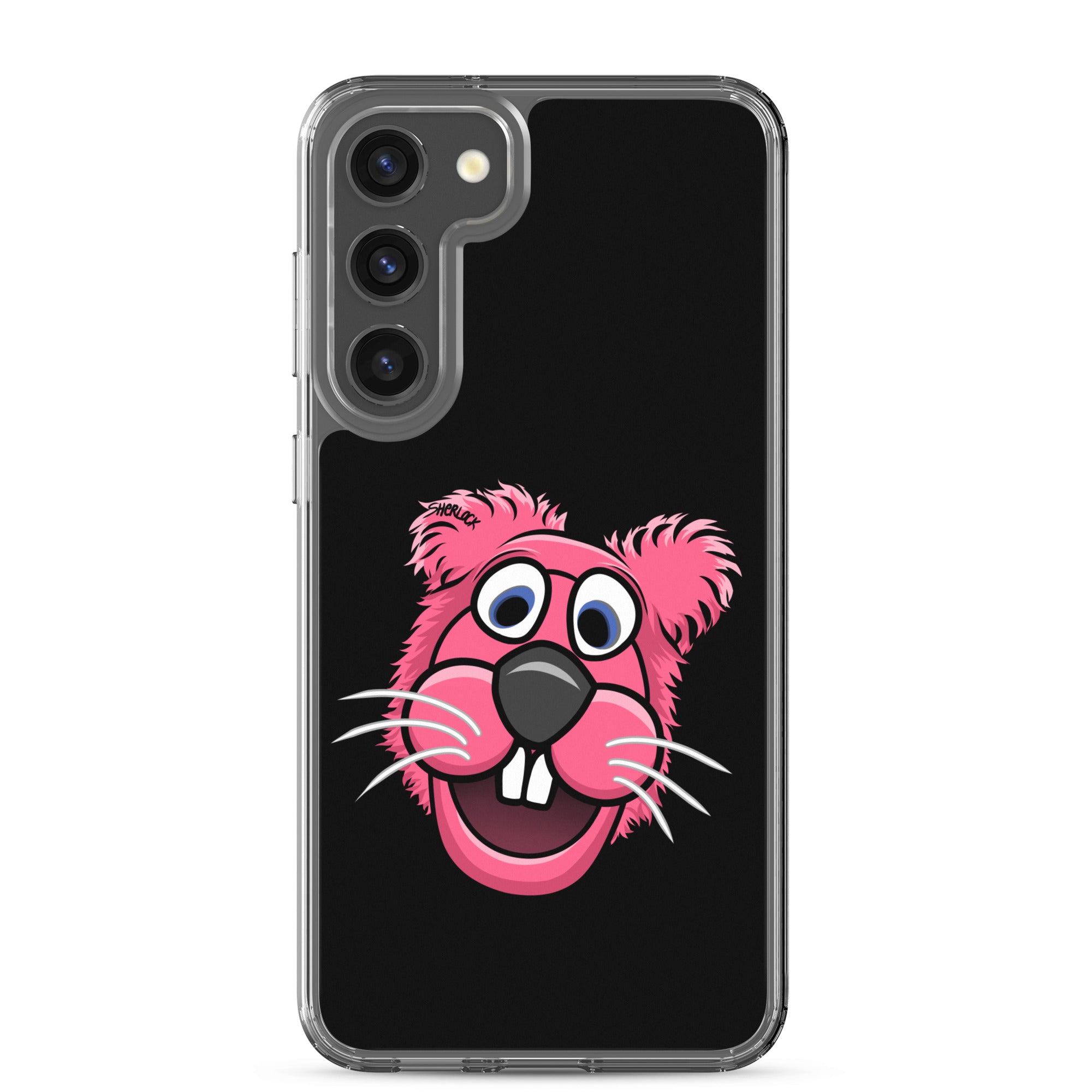 Sherlock The Squirrel Samsung Phone Cover, Black