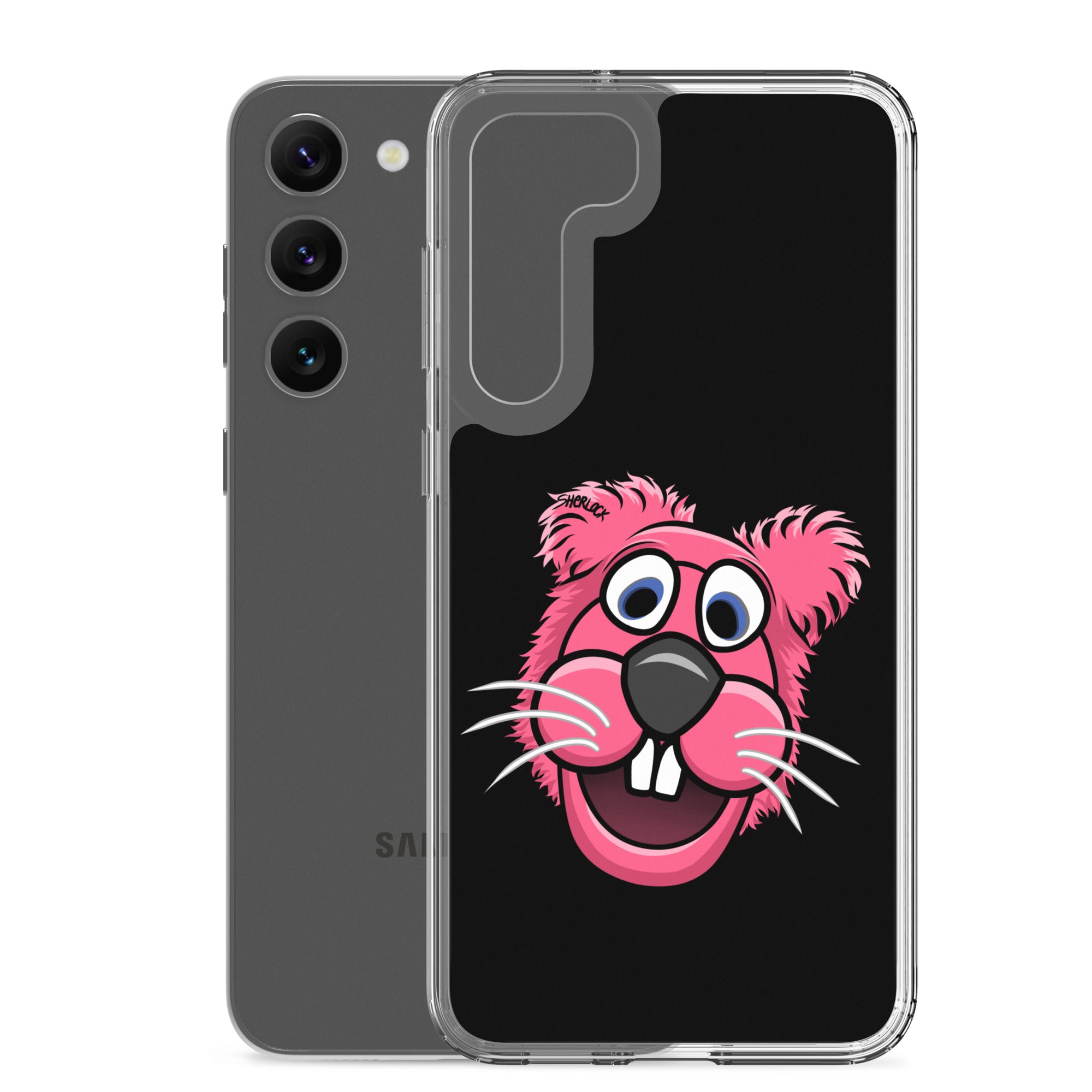 Sherlock The Squirrel Samsung Phone Cover, Black