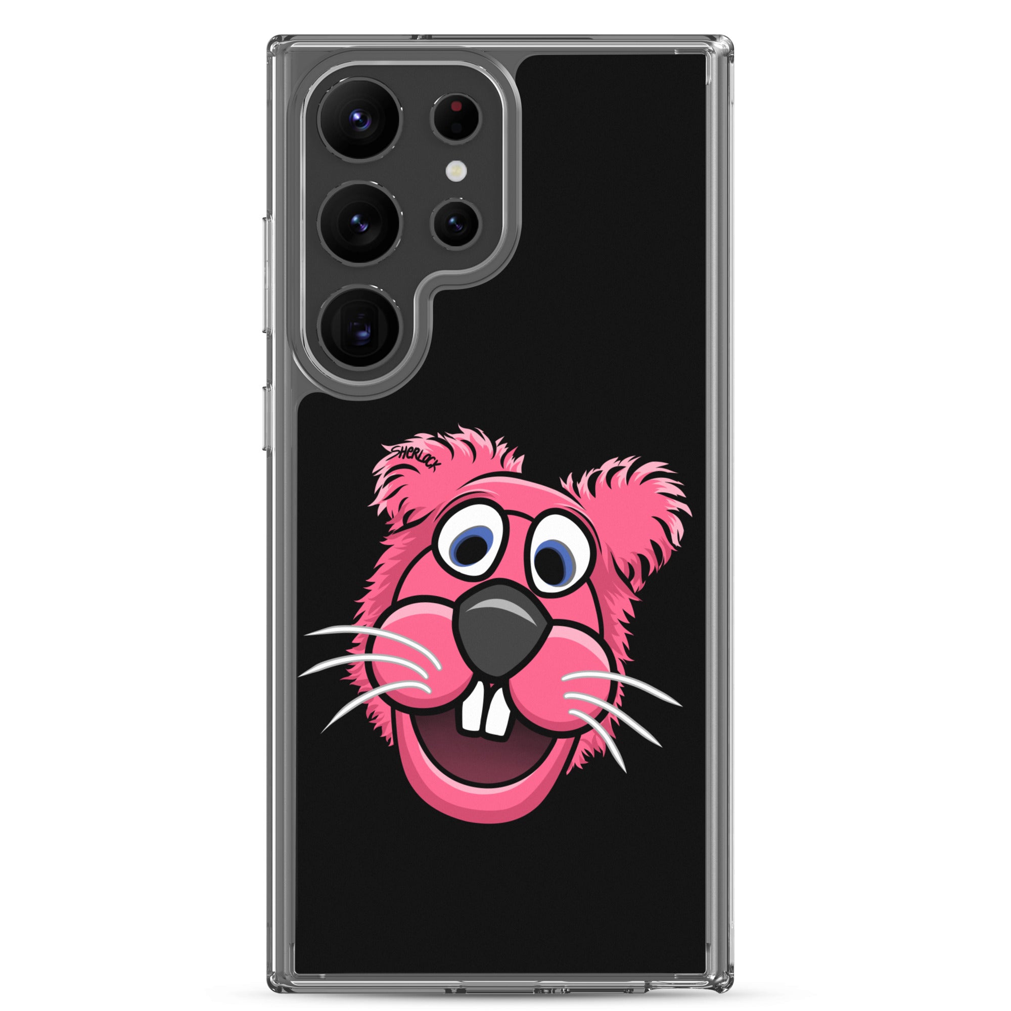 Sherlock The Squirrel Samsung Phone Cover, Black