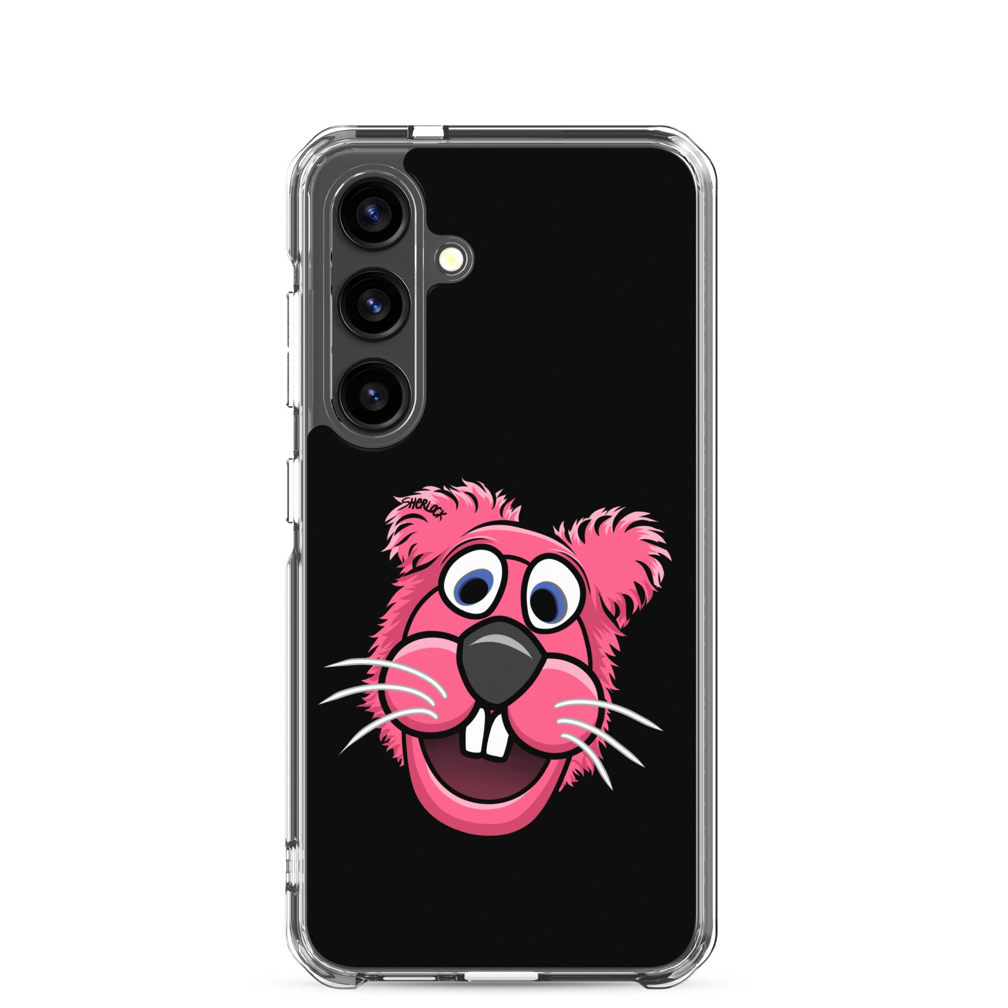 Sherlock The Squirrel Samsung Phone Cover, Black