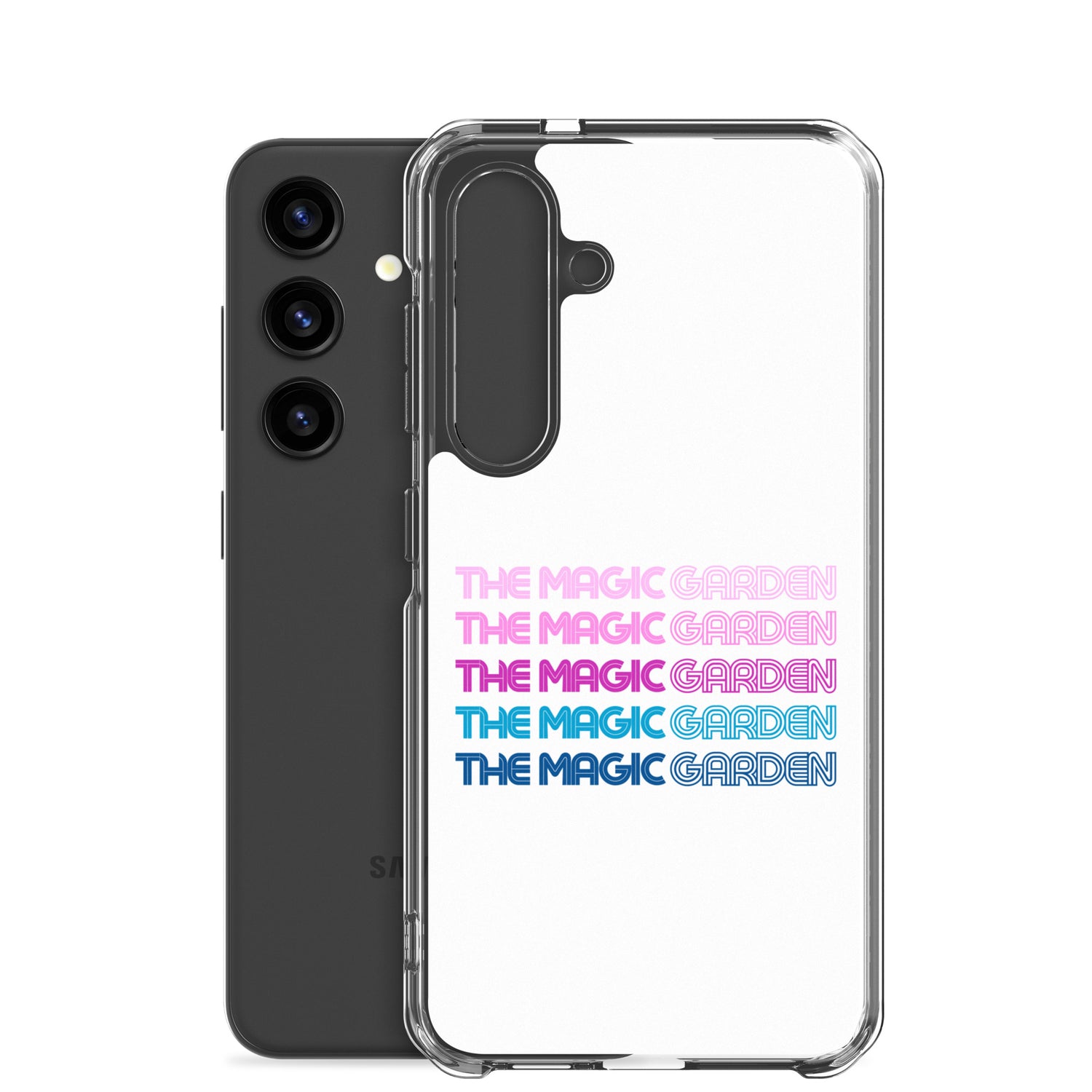 TMG 70s Purple Rainbow Samsung Phone Cover, White