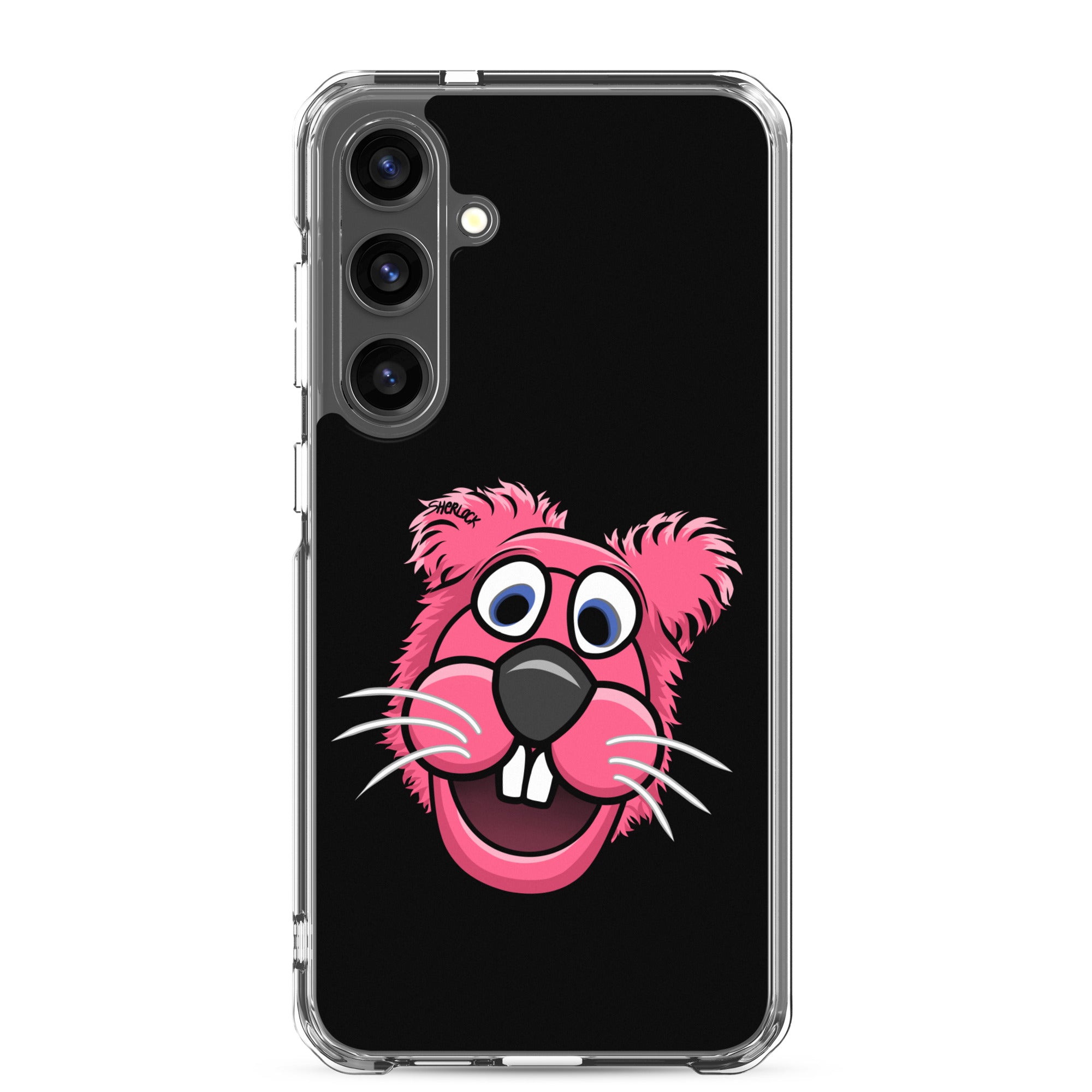 Sherlock The Squirrel Samsung Phone Cover, Black