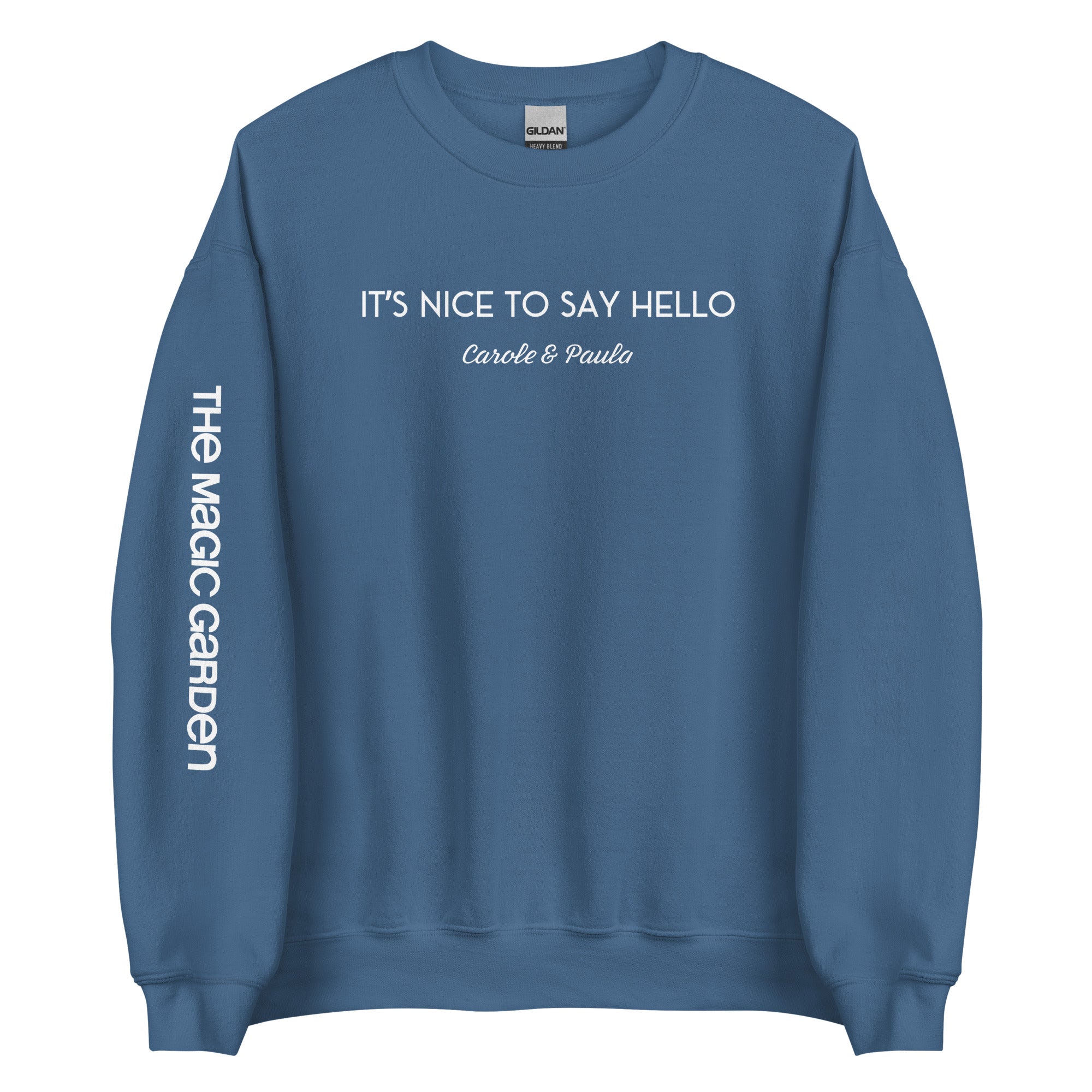 Hello by Carole & Paula Unisex Crewneck