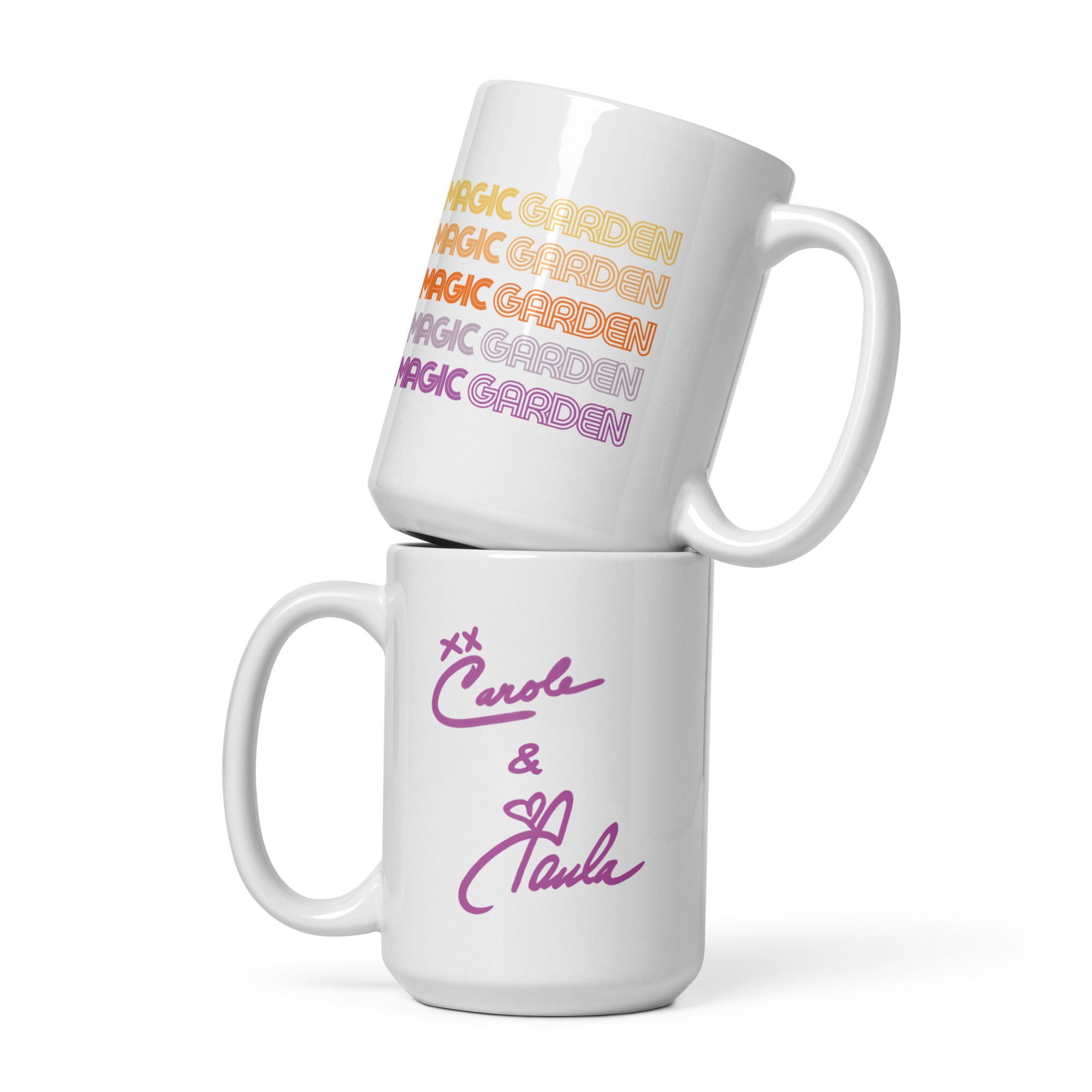 TMG Retro Rainbow Mug, Yellow