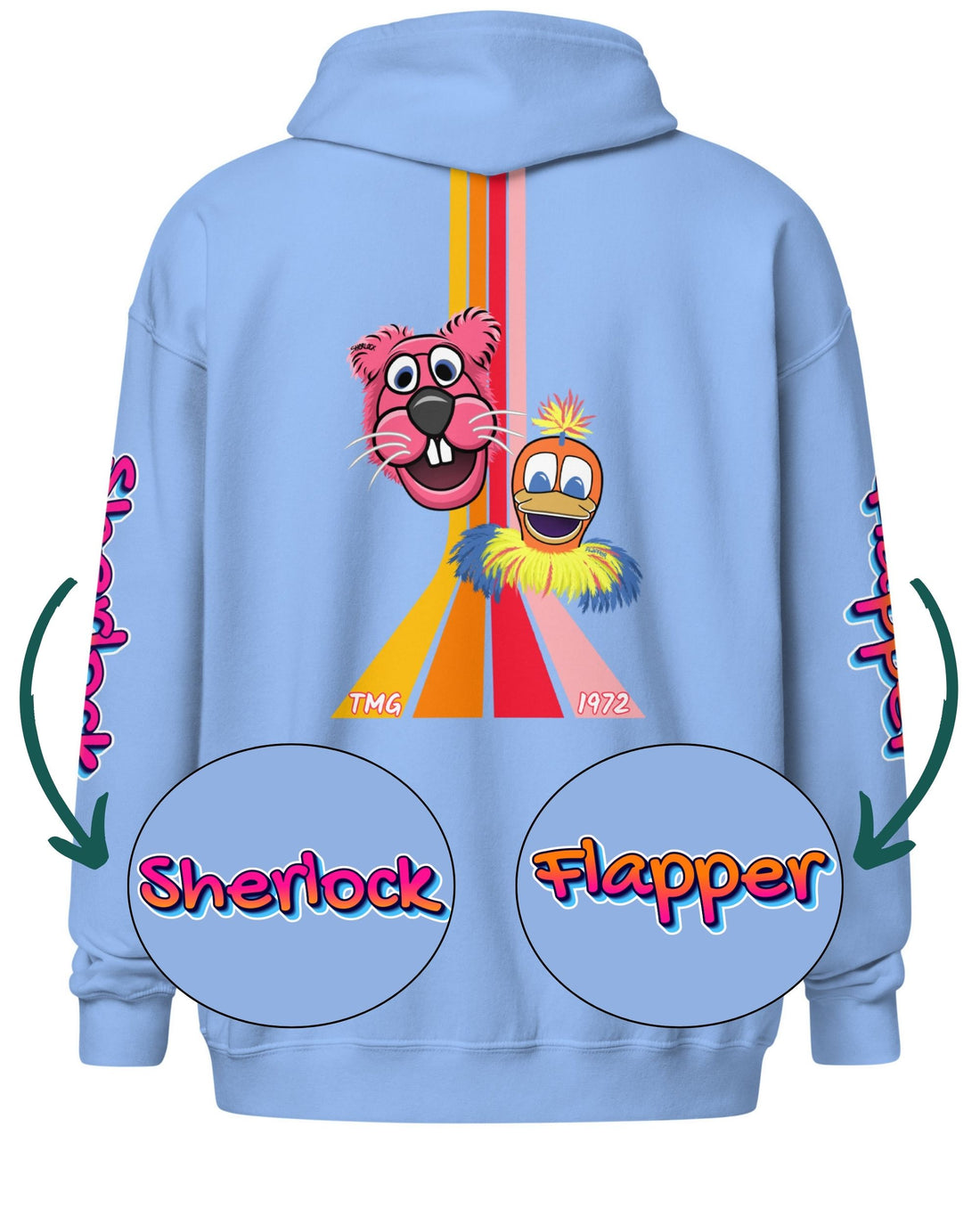 Sherlopper-Flaplock Zip-Up Hoodie