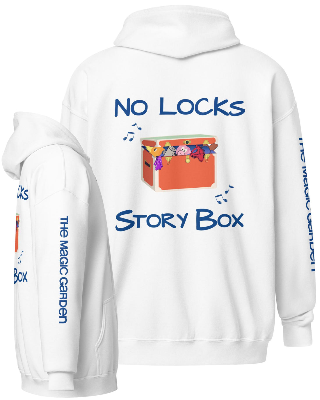 Story Box Zip-Up Hoodie