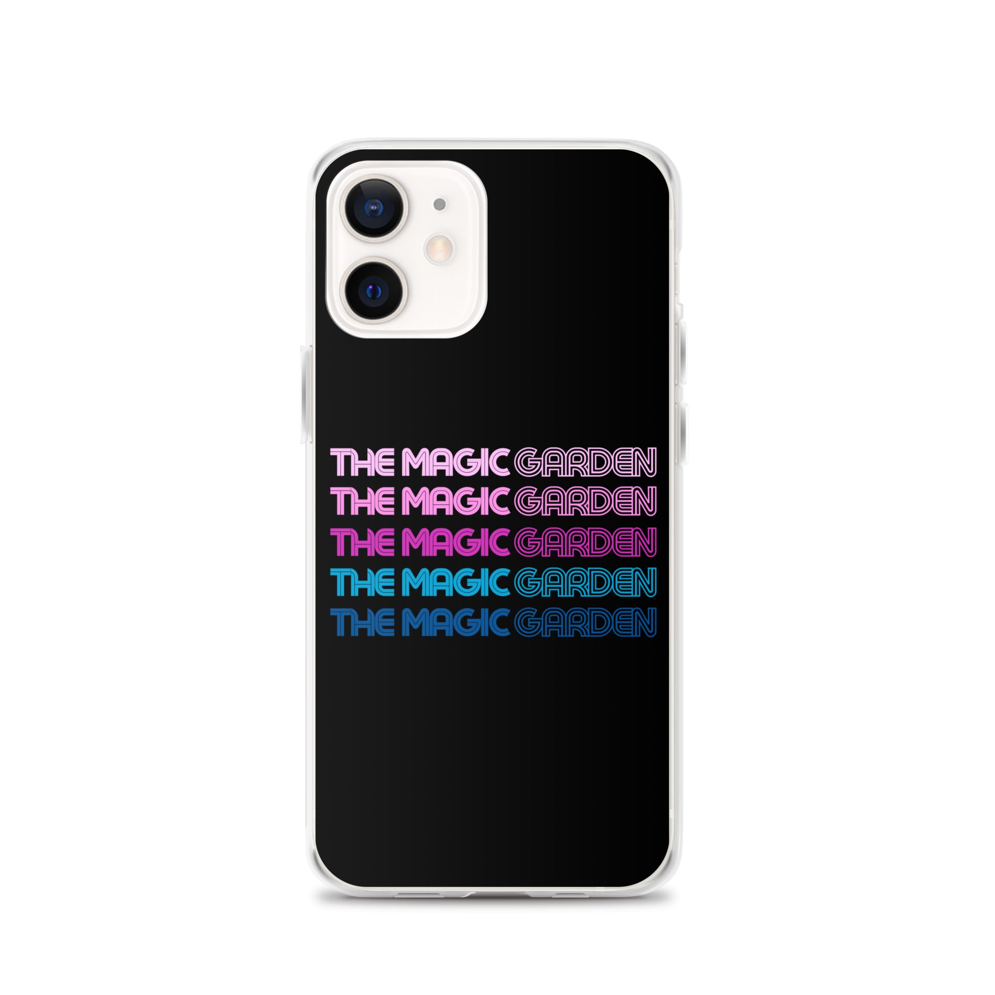 TMG 70s Purple Rainbow iPhone Cover, Black