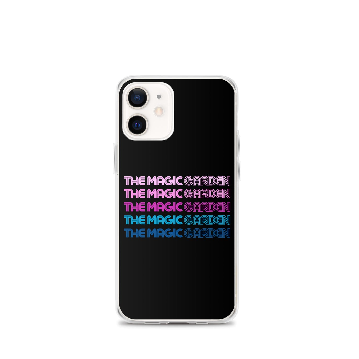 TMG 70s Purple Rainbow iPhone Cover, Black