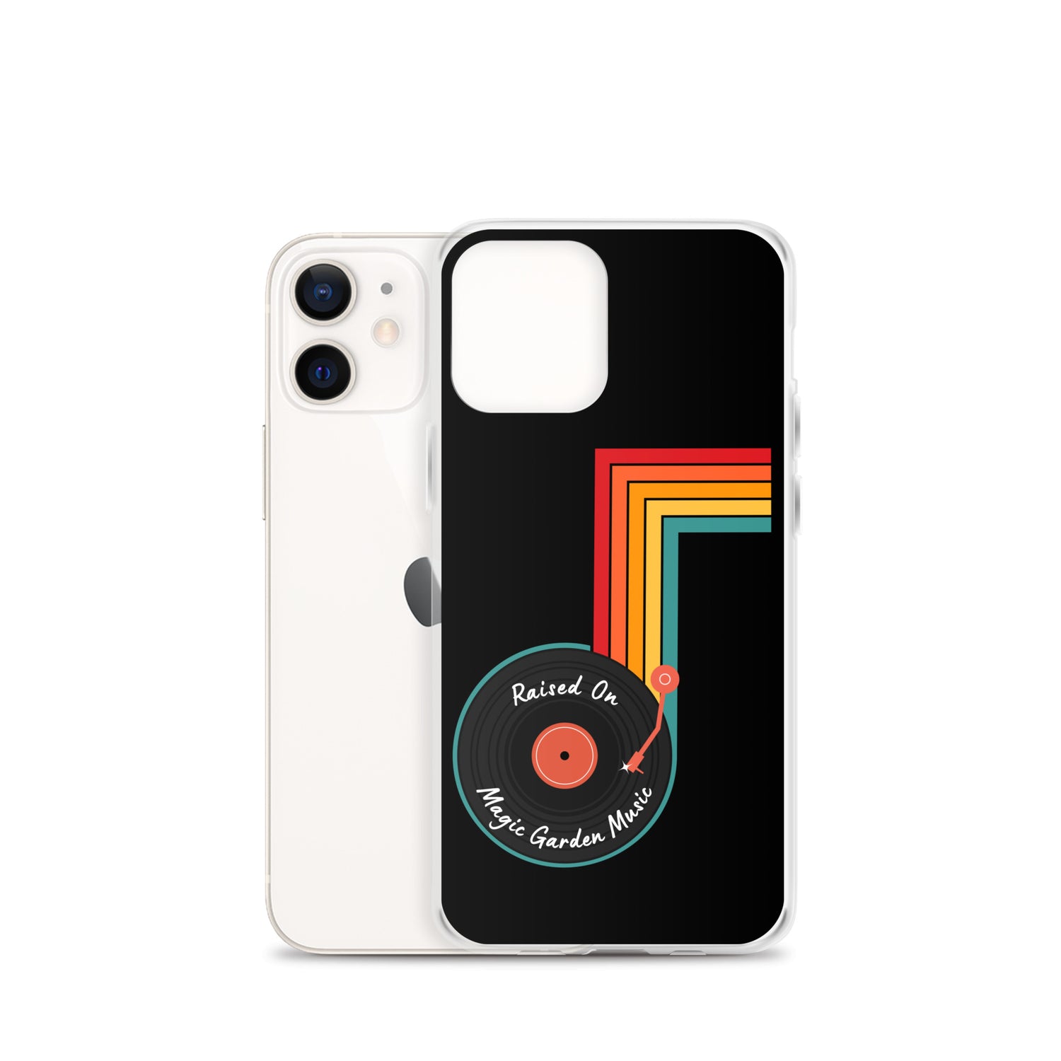 Raised On MG Music iPhone Cover, Black