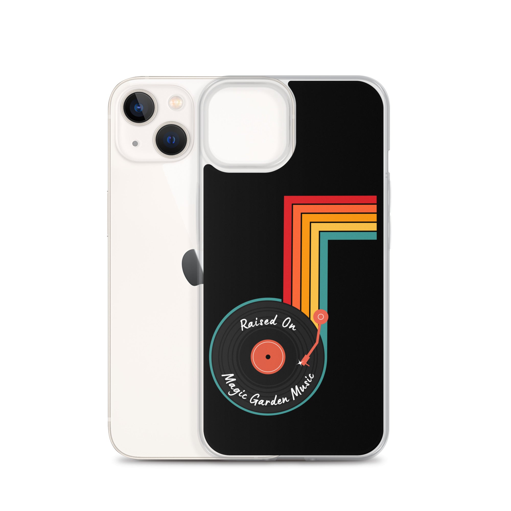 Raised On MG Music iPhone Cover, Black