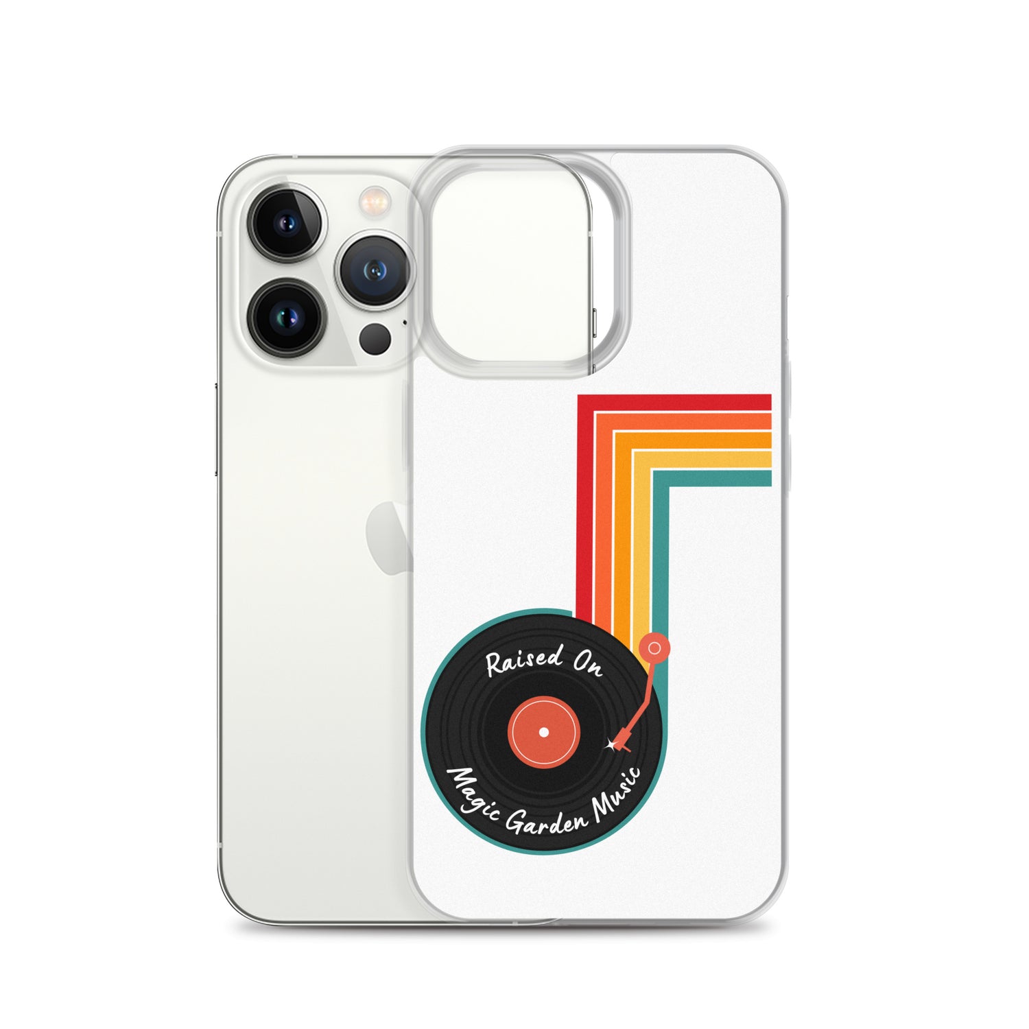 Raised On MG Music iPhone Cover, White