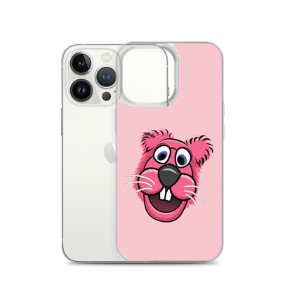 Sherlock The Squirrel iPhone Cover, Pink