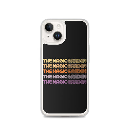 TMG 70s Yellow Rainbow iPhone Cover, Black