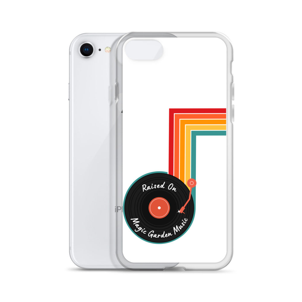 Raised On MG Music iPhone Cover, White