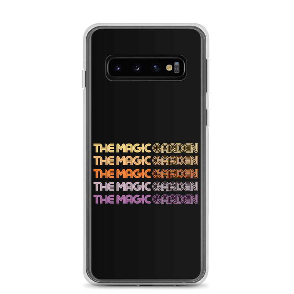 TMG 70s Yellow Rainbow Samsung Phone Cover, Black
