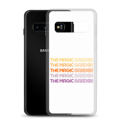 TMG 70s Yellow Rainbow Samsung Cover, White