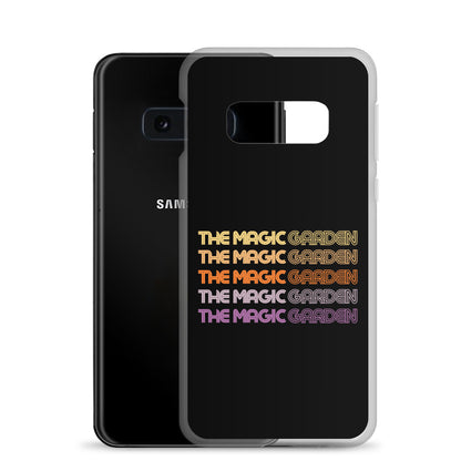 TMG 70s Yellow Rainbow Samsung Phone Cover, Black