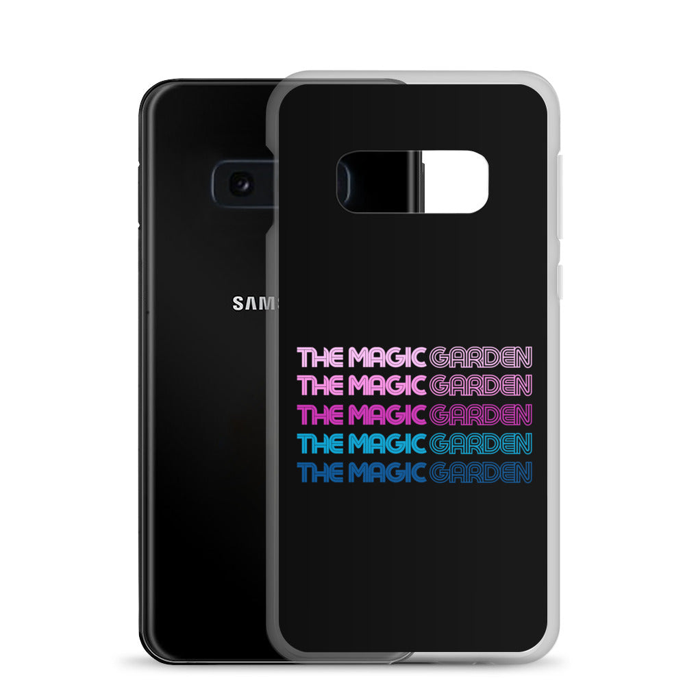 TMG 70s Purple Samsung Phone Cover, Black