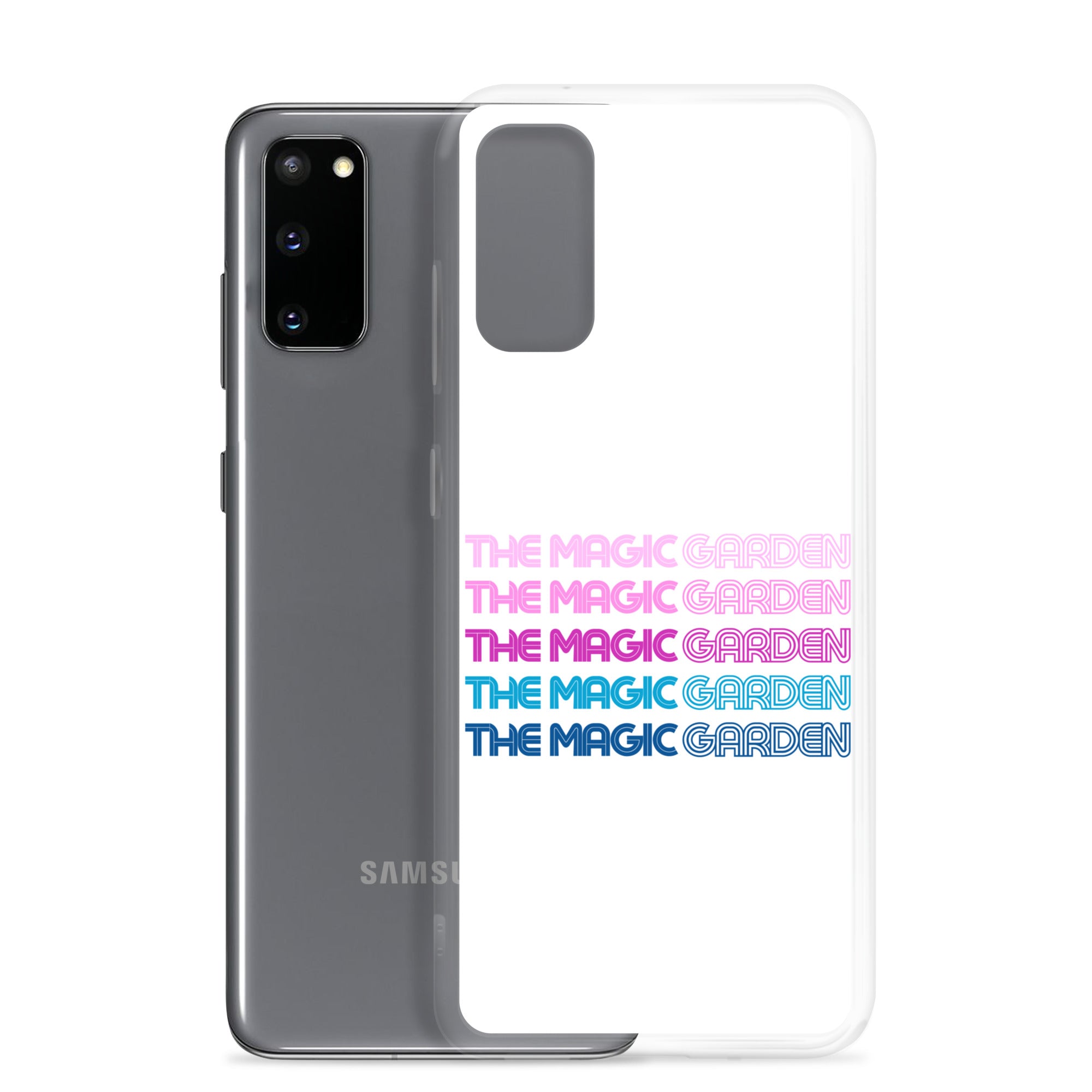 TMG 70s Purple Rainbow Samsung Phone Cover, White