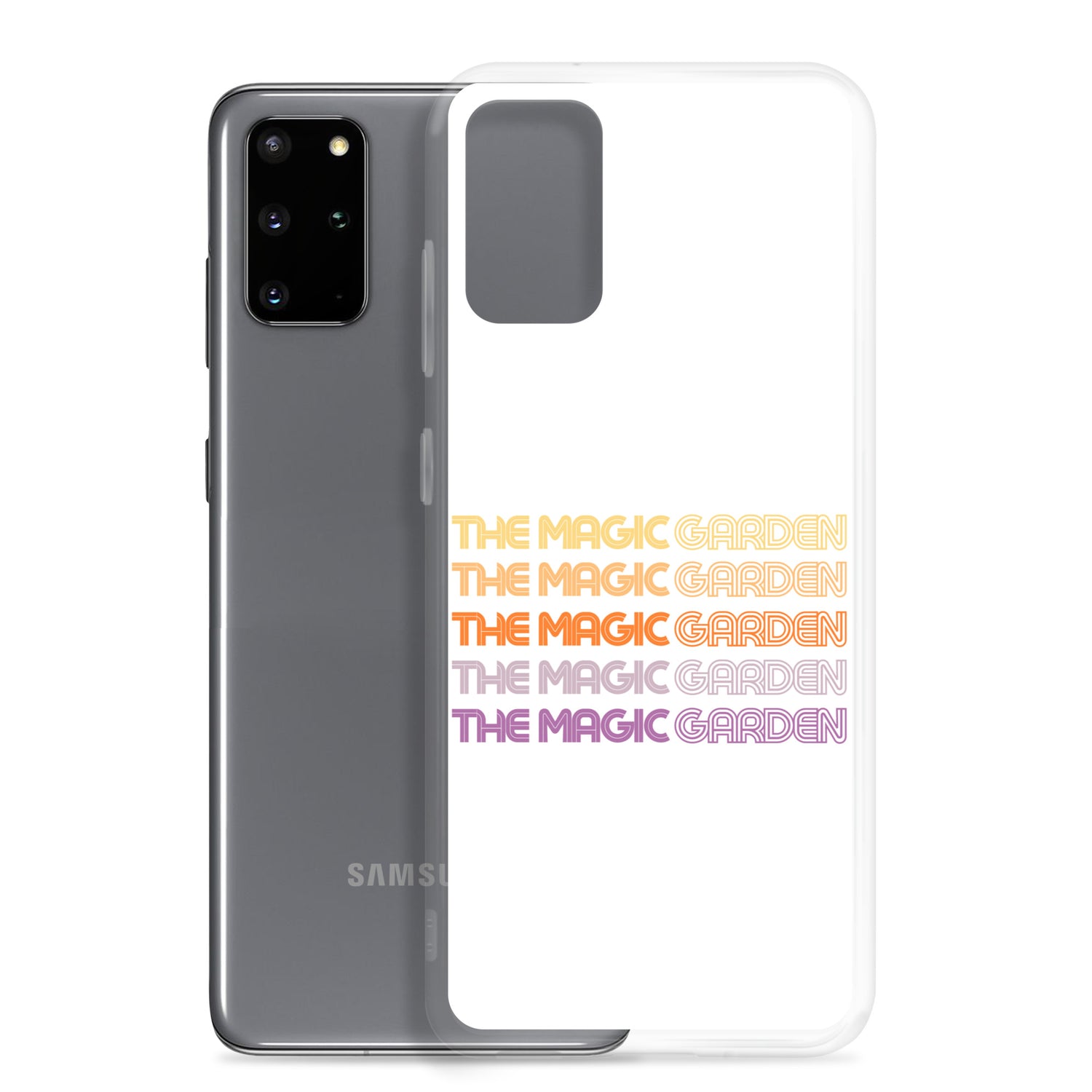 TMG 70s Yellow Rainbow Samsung Cover, White