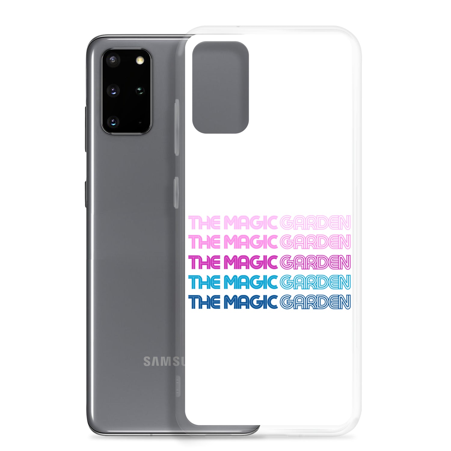 TMG 70s Purple Rainbow Samsung Phone Cover, White