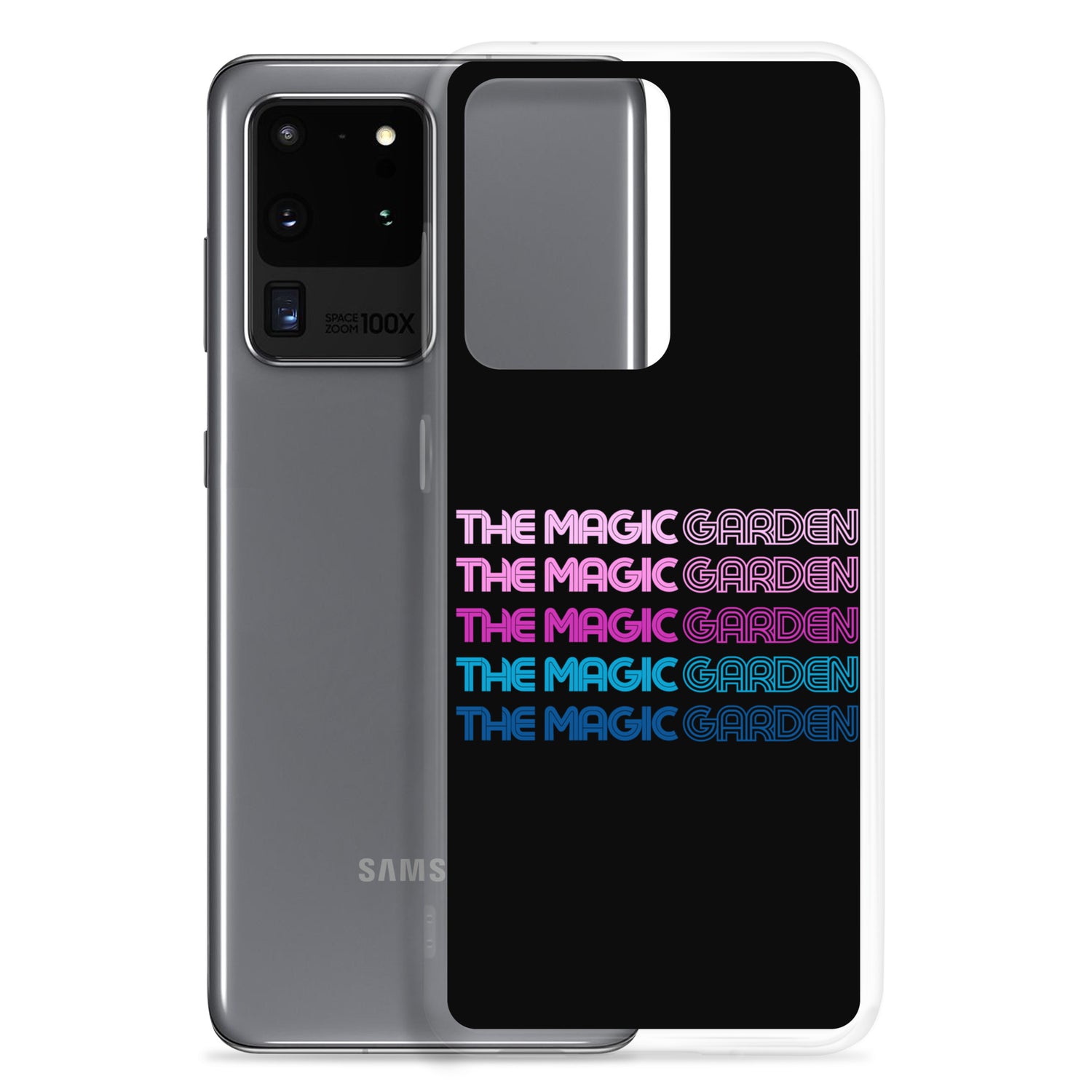 TMG 70s Purple Samsung Phone Cover, Black