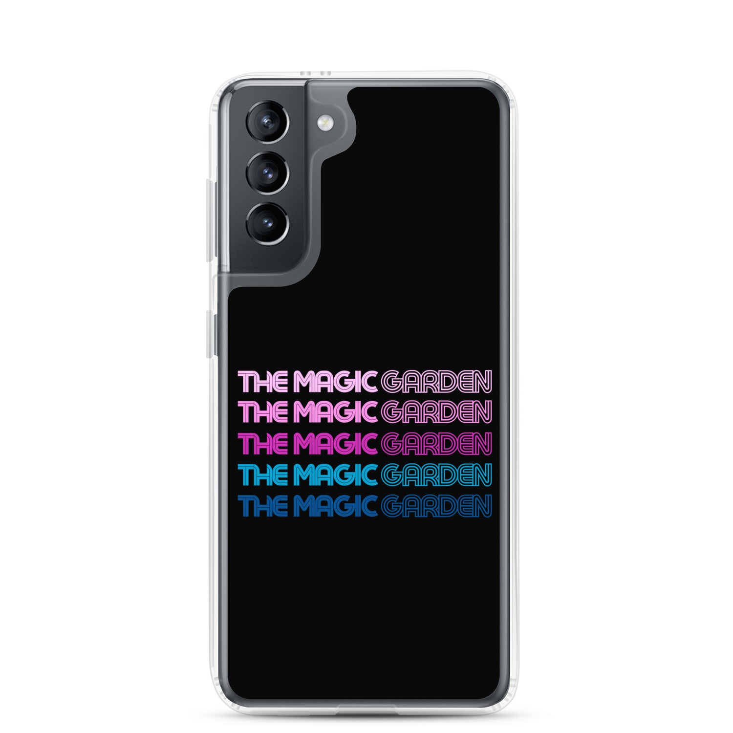 TMG 70s Purple Samsung Phone Cover, Black