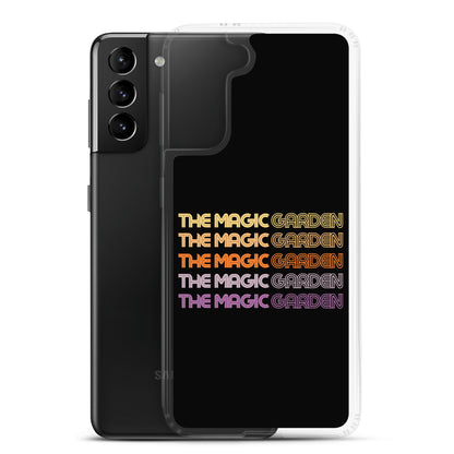 TMG 70s Yellow Rainbow Samsung Phone Cover, Black