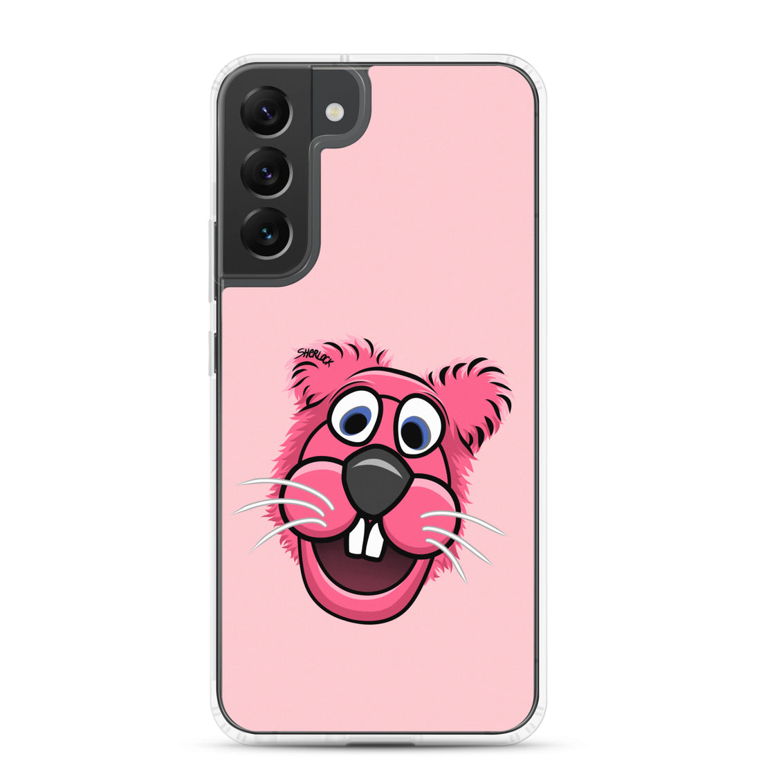 Sherlock The Squirrel Samsung Phone Cover, Pink