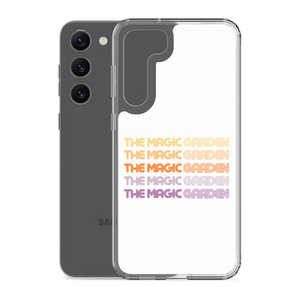 TMG 70s Yellow Rainbow Samsung Cover, White