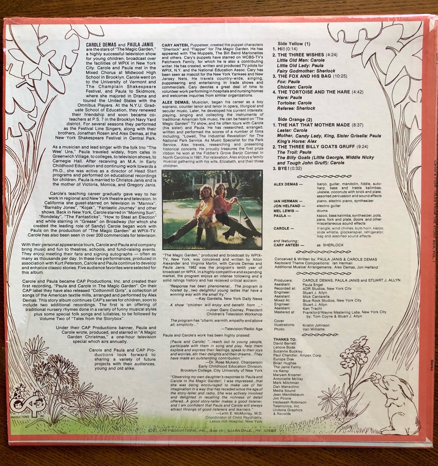 Tales From The Story Box, 1982 Vinyl Cast Album